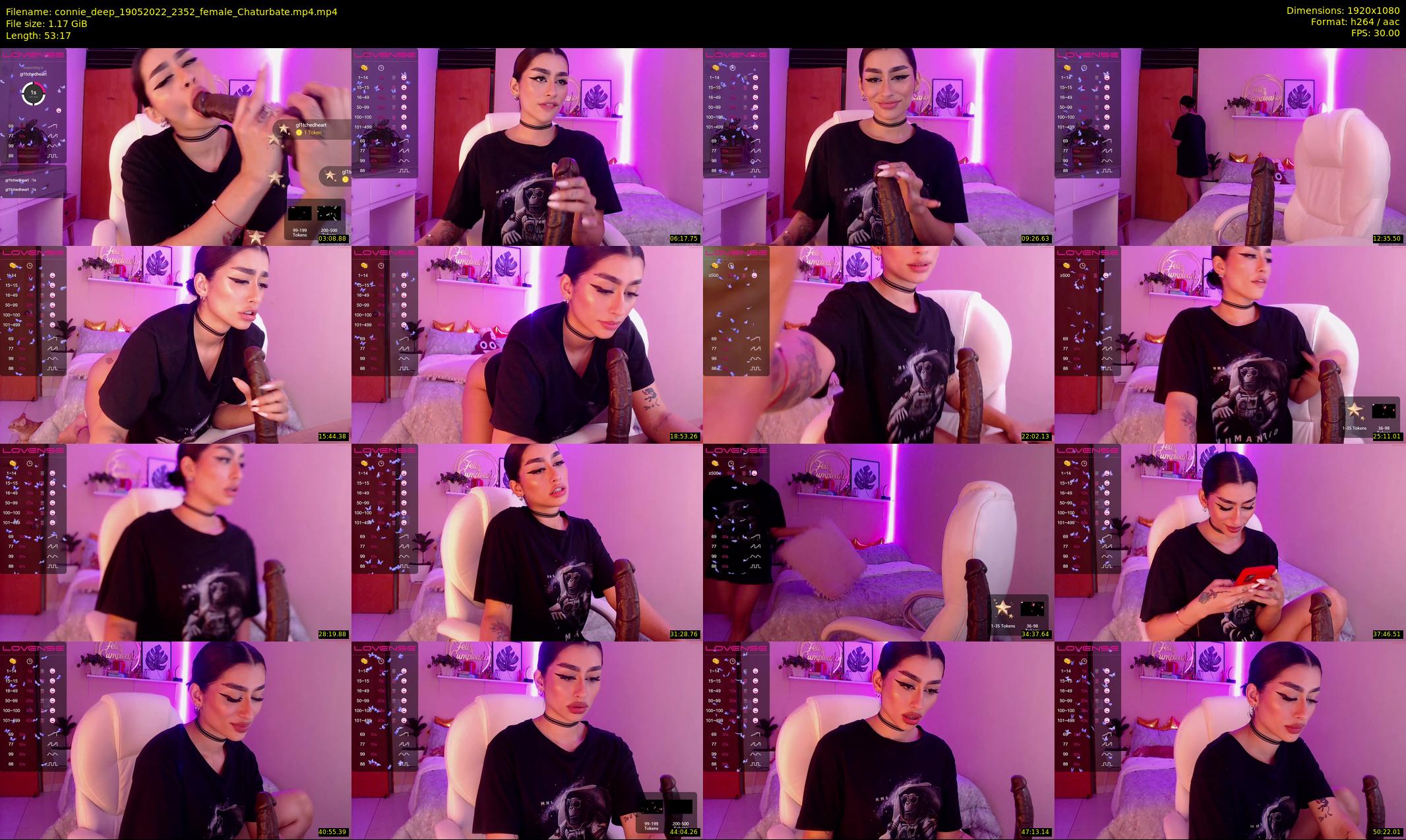 connie_deep — 54 minute Chaturbate female cam show recording, 1080p, May 19, 2022