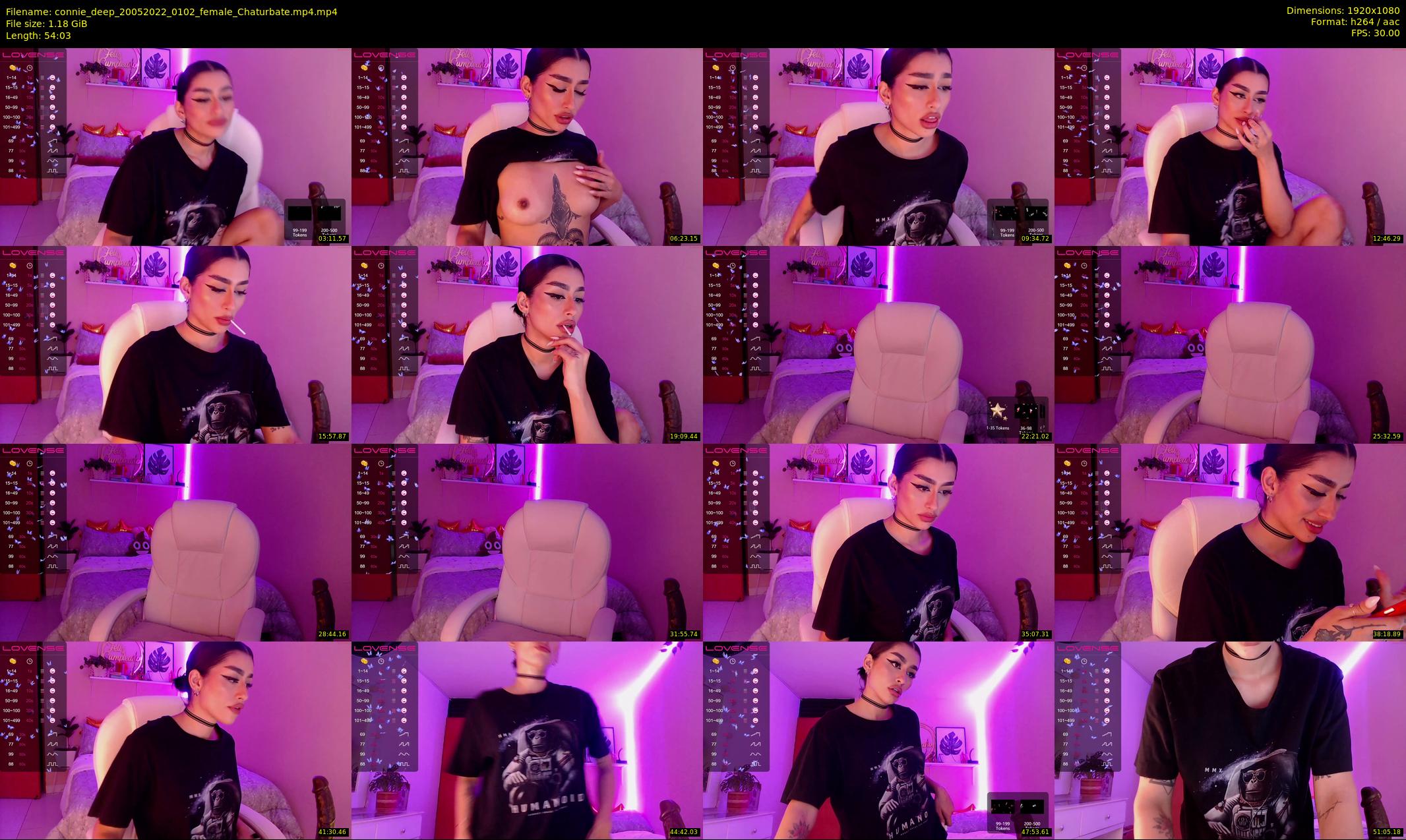 connie_deep — 55 minute Chaturbate female cam show recording, 1080p, May 20, 2022