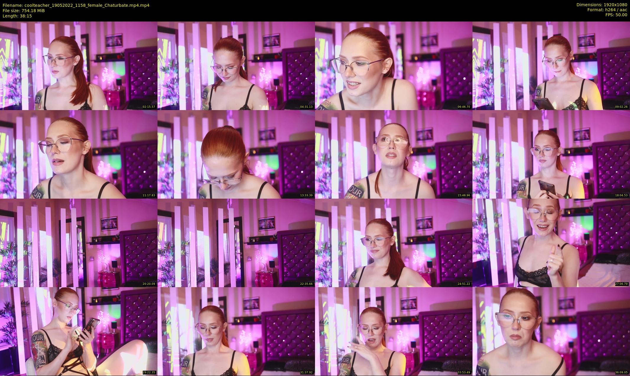 coolteacher — 39 minute Chaturbate female cam show recording, 1080p, May 19, 2022