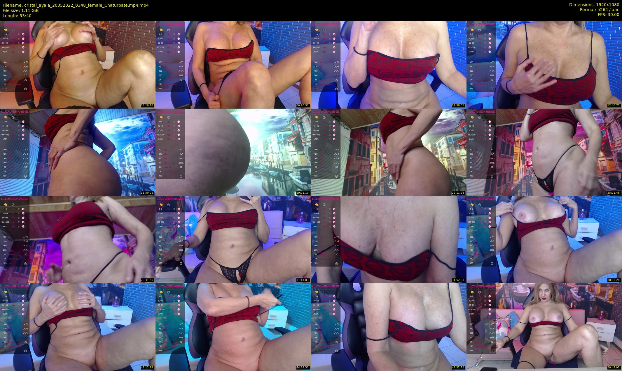 cristal_ayala — 54 minute Chaturbate female cam show recording, 1080p, May 20, 2022