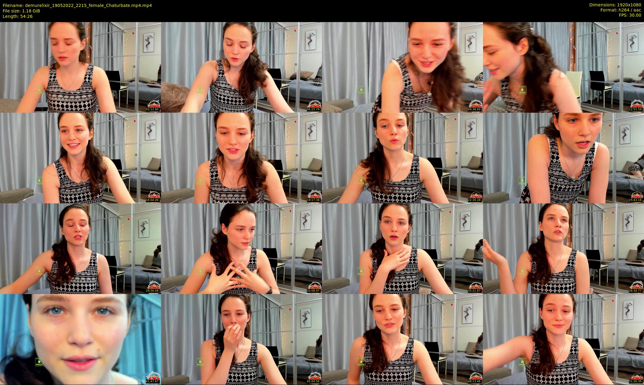 demurelixir — 55 minute Chaturbate female cam show recording, 1080p, May 19, 2022