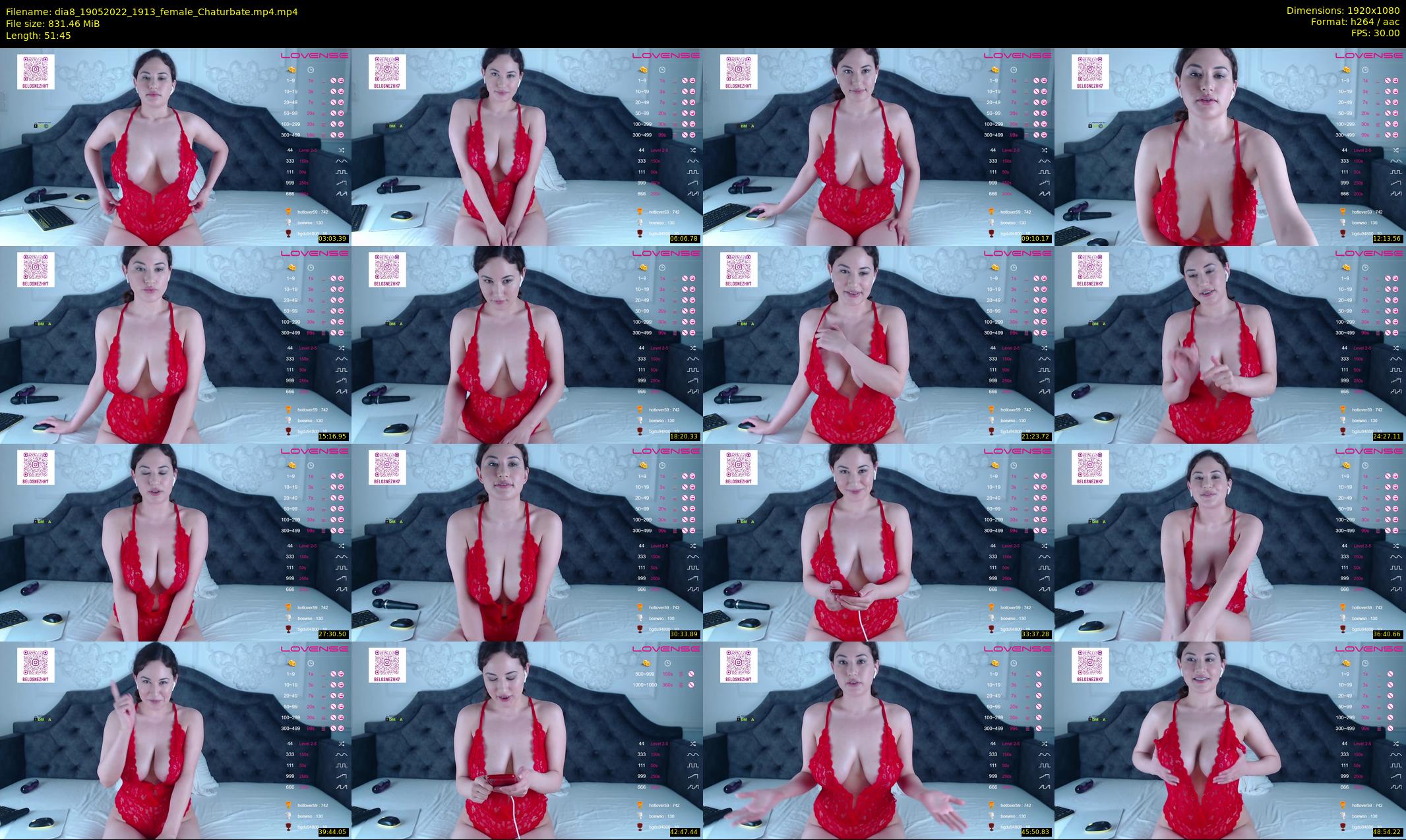 dia8 — 52 minute Chaturbate female cam show recording, 1080p, May 19, 2022