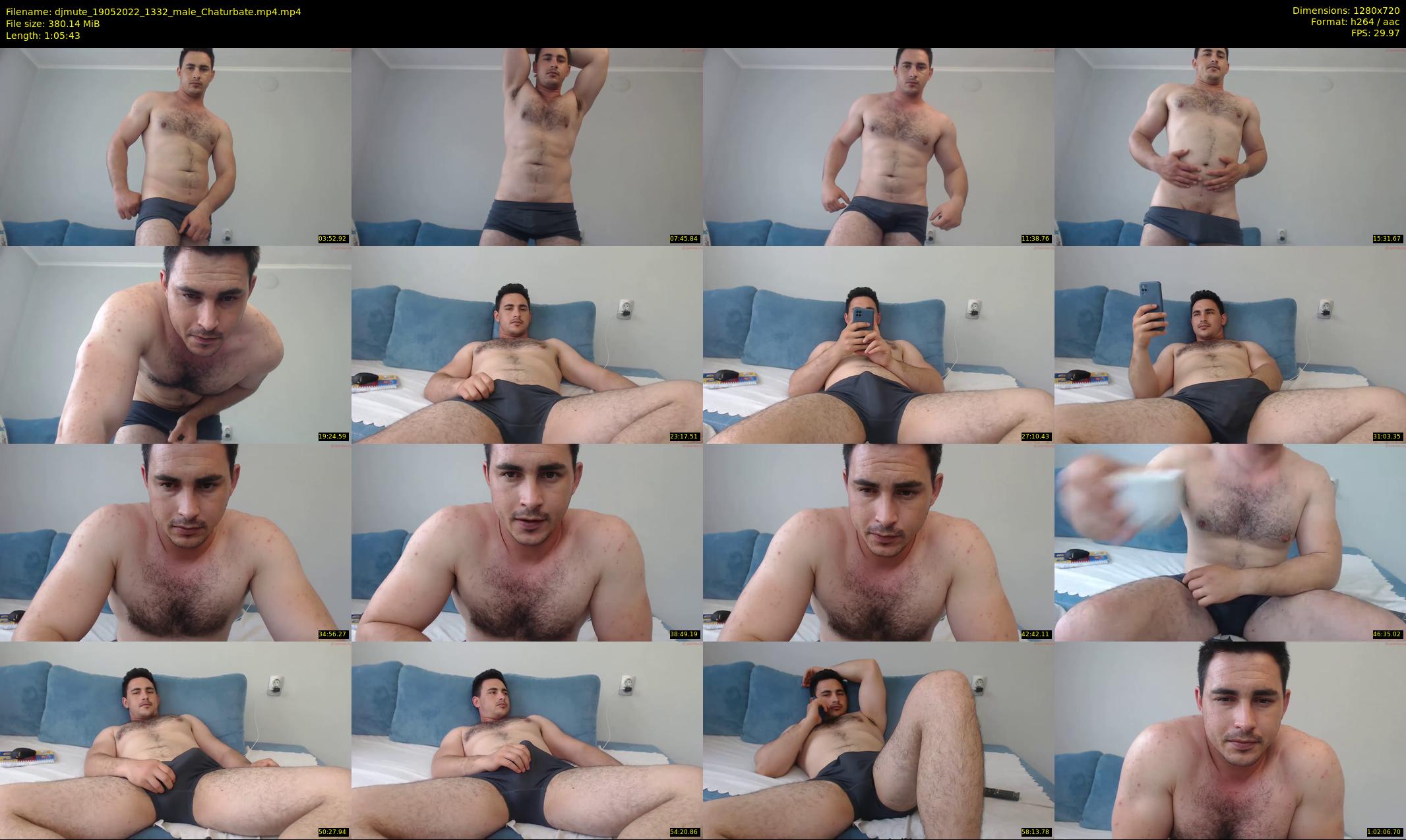 djmute — 66 minute Chaturbate male cam show recording, 720p, May 19, 2022