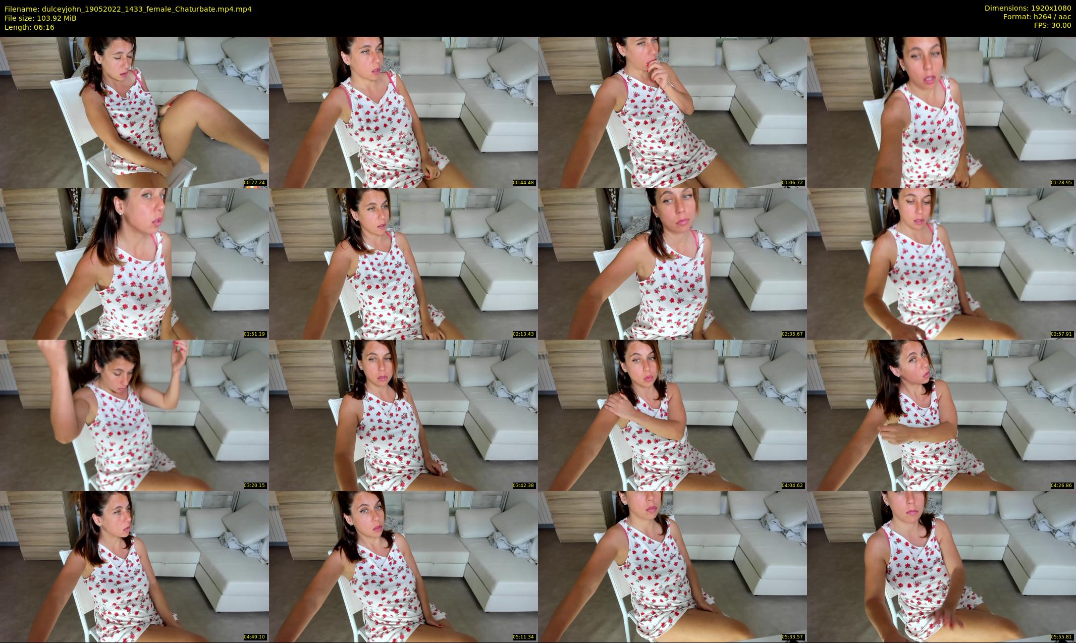 dulceyjohn — 7 minute Chaturbate female cam show recording, 1080p, May 19, 2022