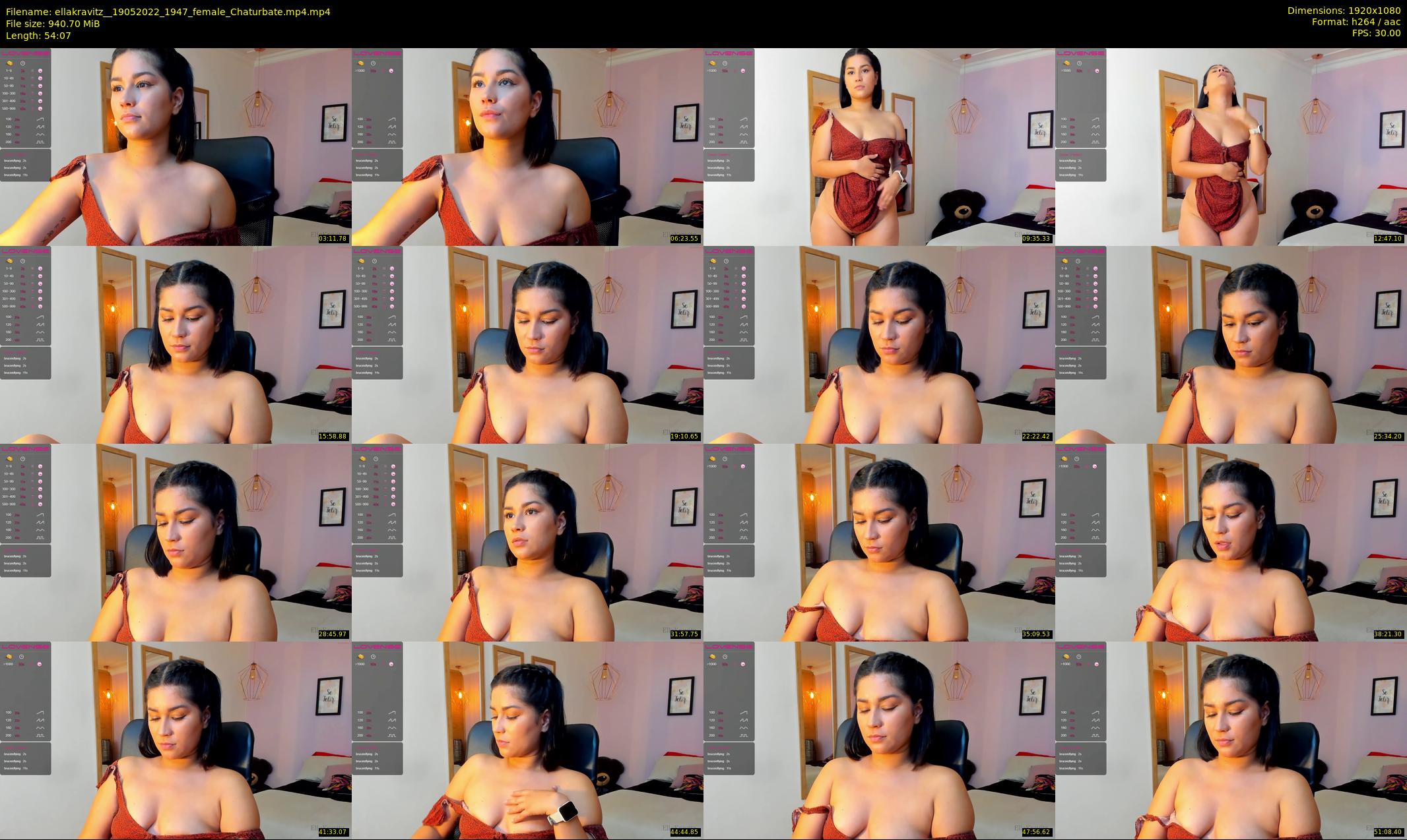 ellakravitz_ — 55 minute Chaturbate female cam show recording, 1080p, May 19, 2022