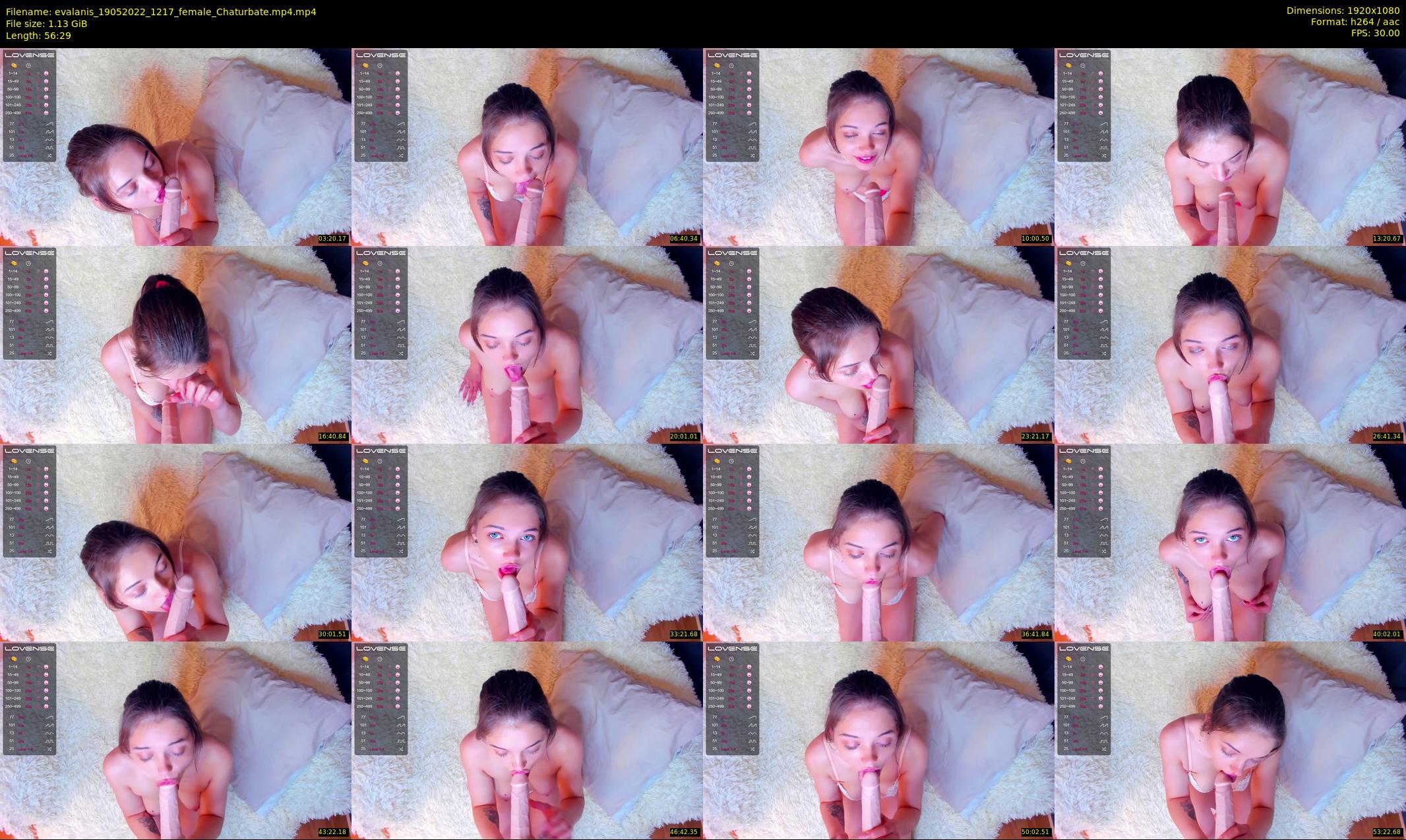 evalanis — 57 minute Chaturbate couple cam show recording, 1080p, May 19, 2022