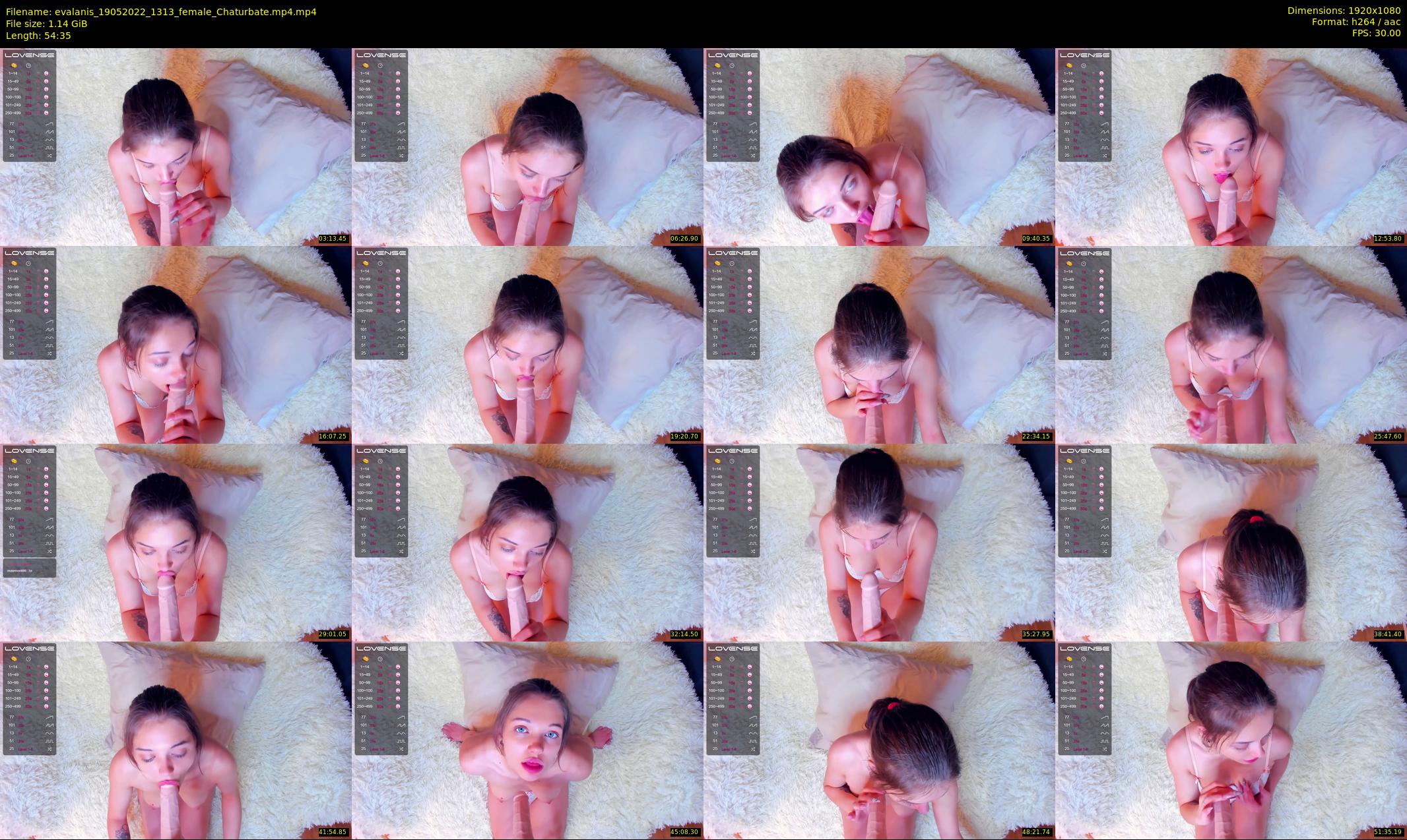 evalanis — 55 minute Chaturbate couple cam show recording, 1080p, May 19, 2022