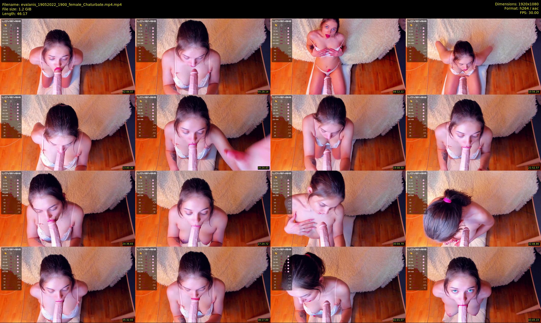 evalanis — 47 minute Chaturbate couple cam show recording, 1080p, May 19, 2022