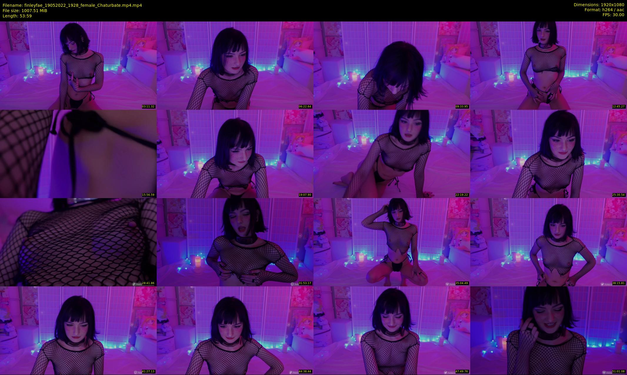 finleyfae — 54 minute Chaturbate female cam show recording, 1080p, May 19, 2022