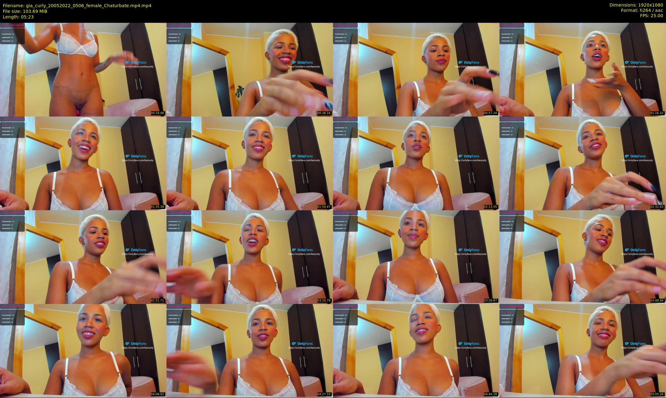 gia_curly — 6 minute Chaturbate female cam show recording, 1080p, May 20, 2022