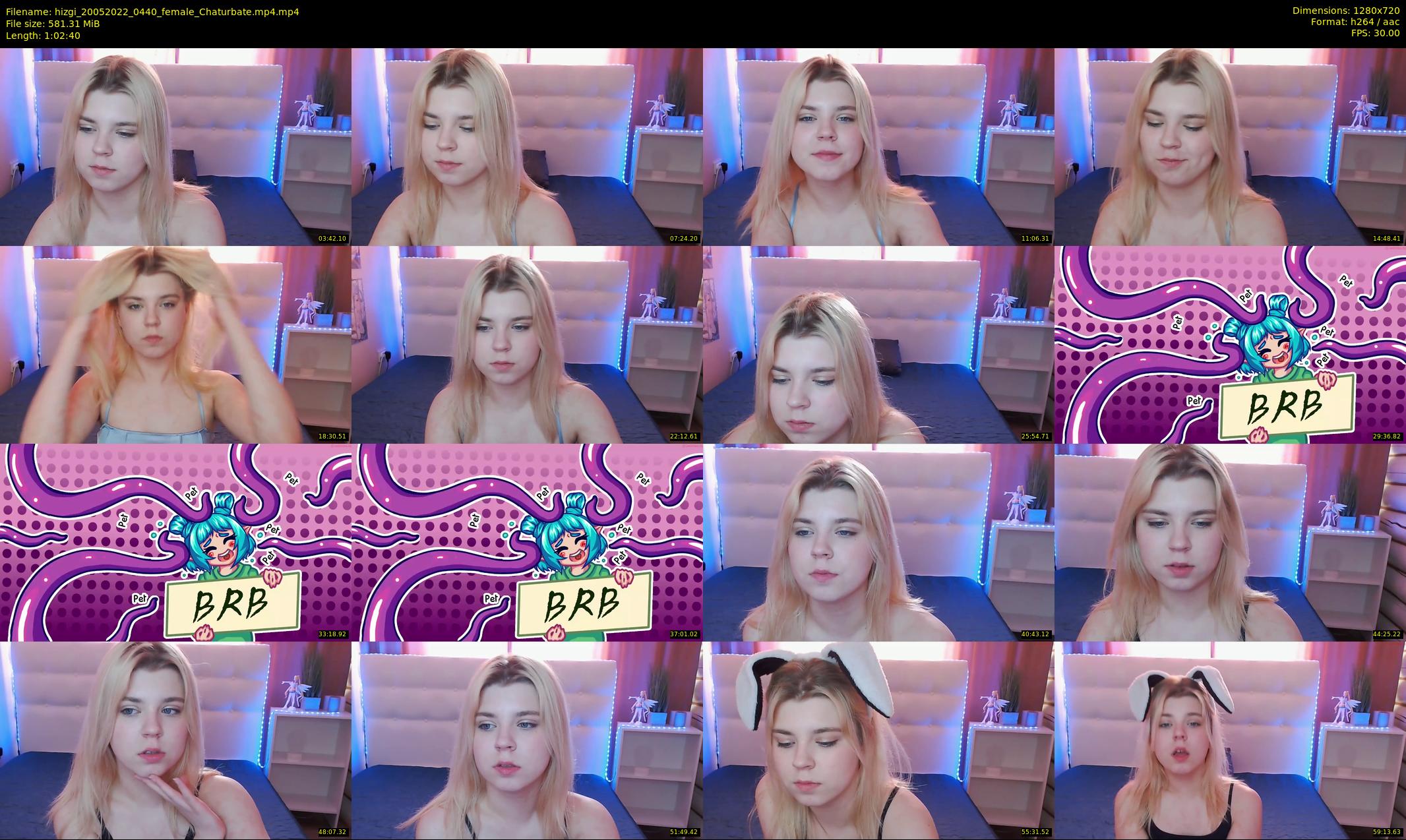 hizgi — 63 minute Chaturbate couple cam show recording, 720p, May 20, 2022