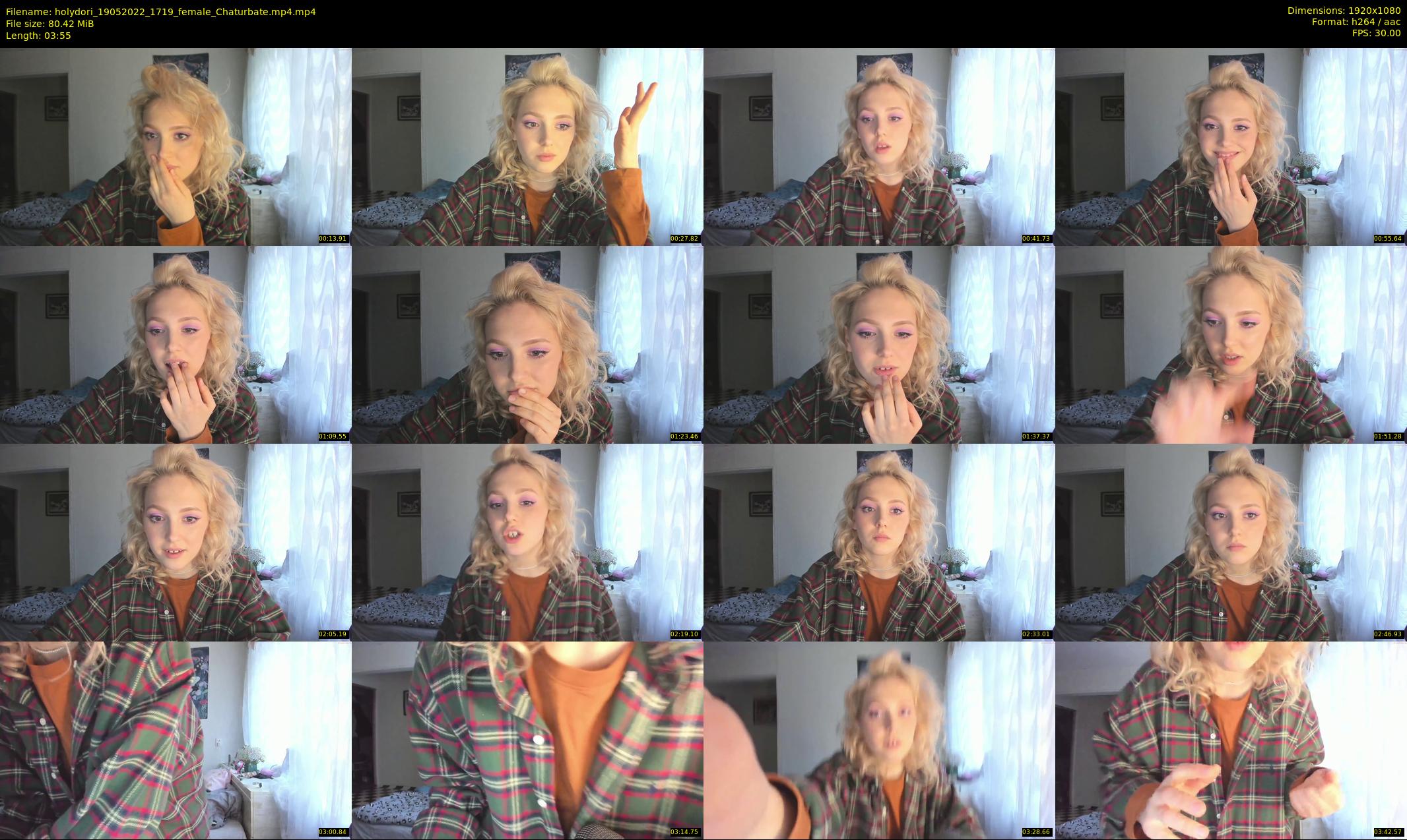 holydori — 4 minute Chaturbate female cam show recording, 1080p, May 19, 2022