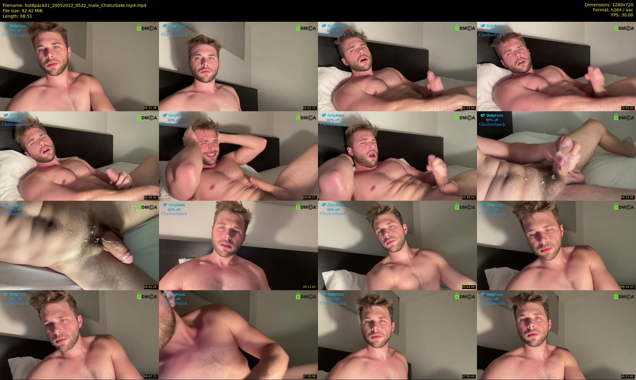 hot8pack01 — 9 minute Chaturbate male cam show recording, 720p, May 20, 2022
