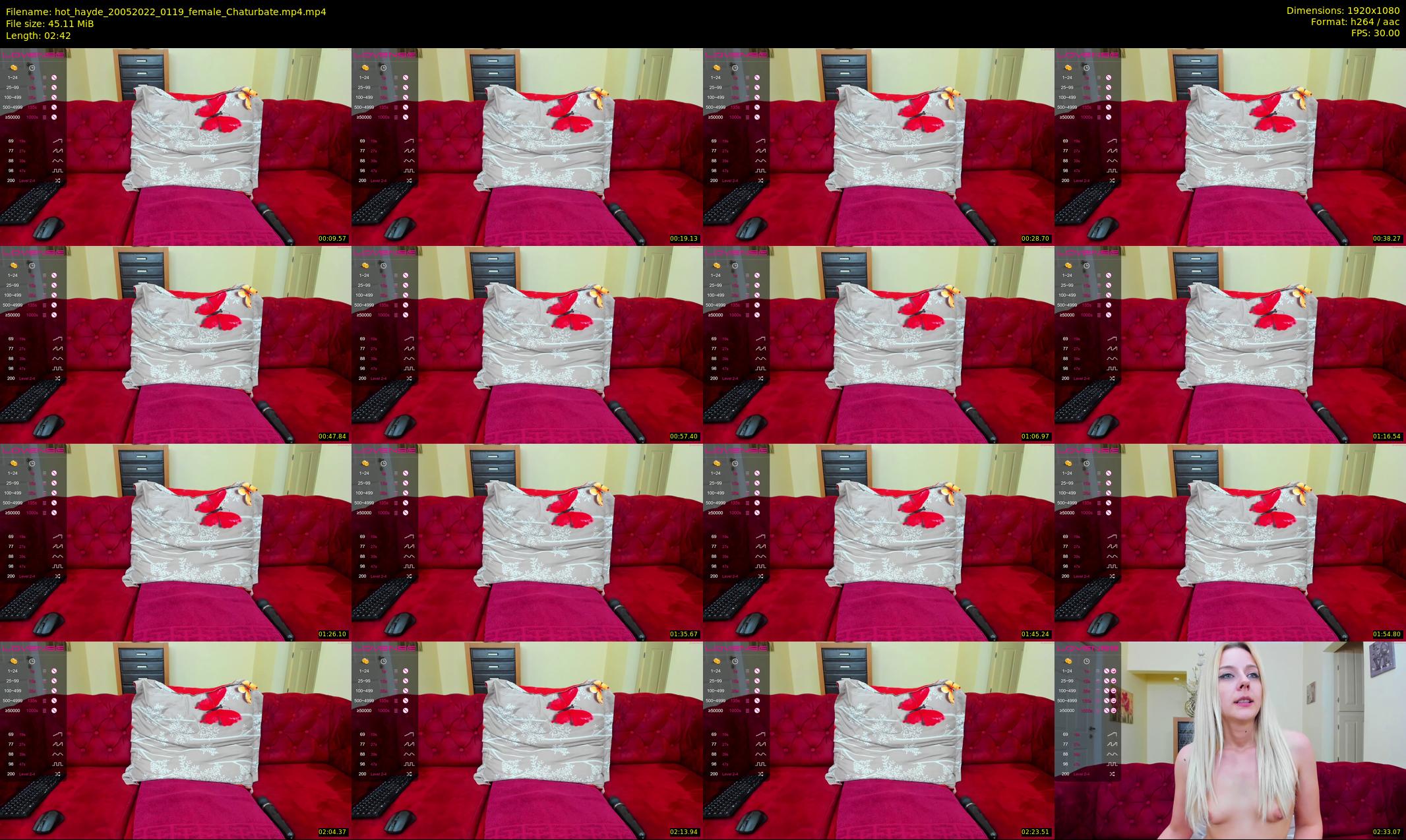 hot_hayde — 3 minute Chaturbate female cam show recording, 1080p, May 20, 2022