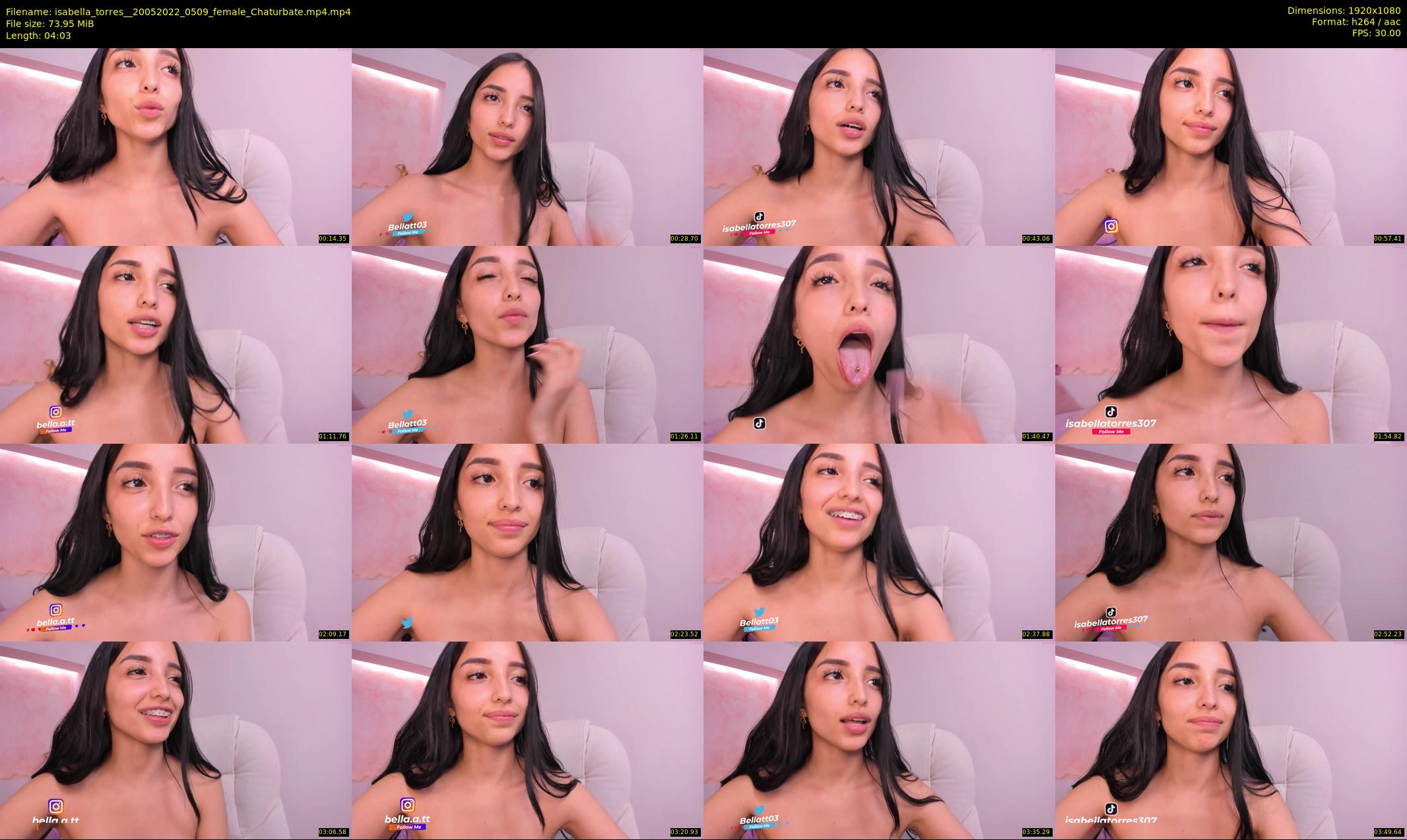 isabella_torres_ — 5 minute Chaturbate female cam show recording, 1080p, May 20, 2022