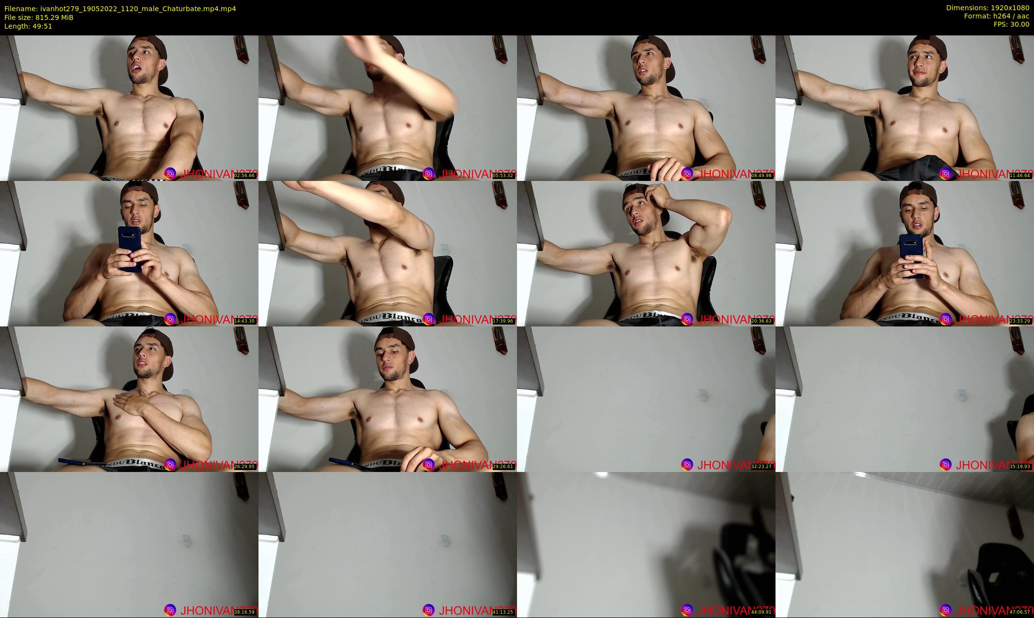 ivanhot279 — 50 minute Chaturbate male cam show recording, 1080p, May 19, 2022