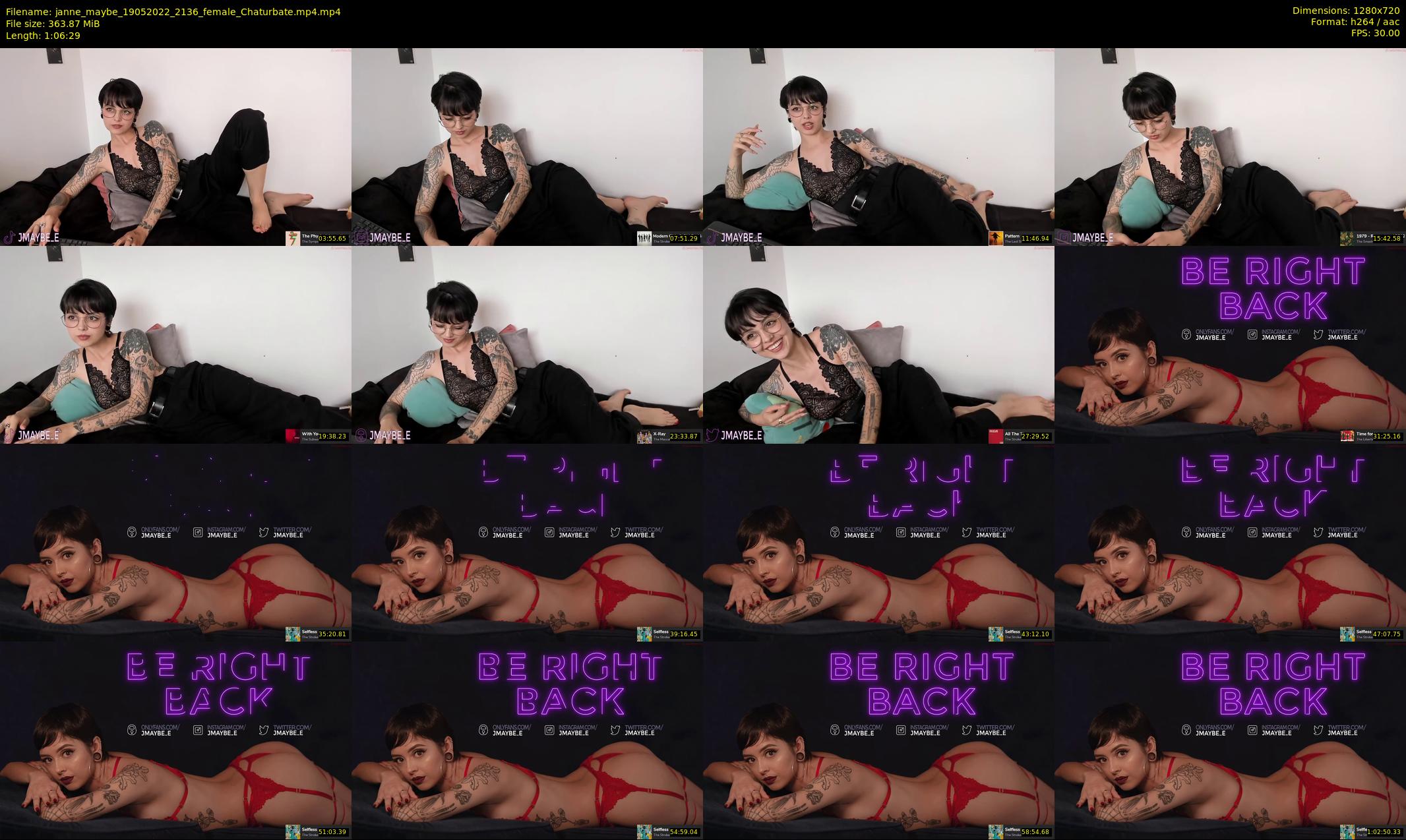 janne_maybe — 67 minute Chaturbate female cam show recording, 720p, May 19, 2022