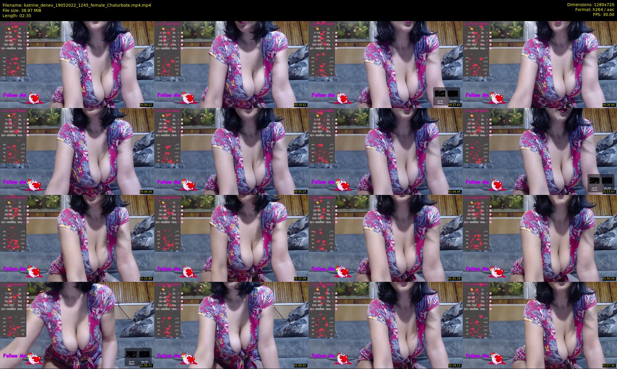 katrine_denev — 3 minute Chaturbate female cam show recording, 720p, May 19, 2022