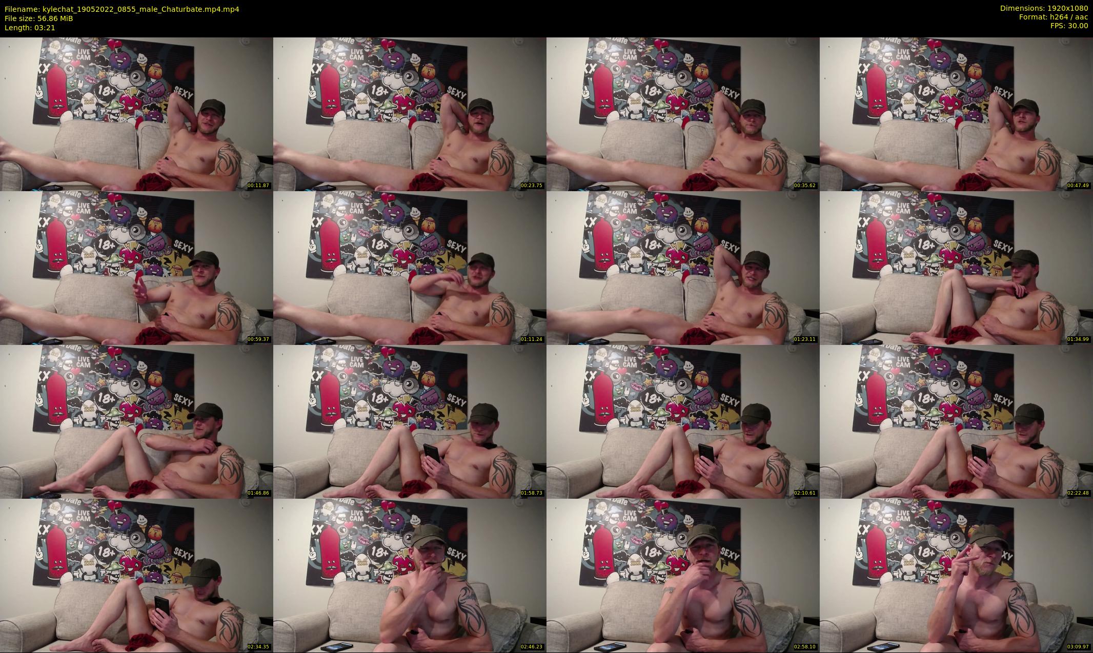 kylechat — 4 minute Chaturbate male cam show recording, 1080p, May 19, 2022