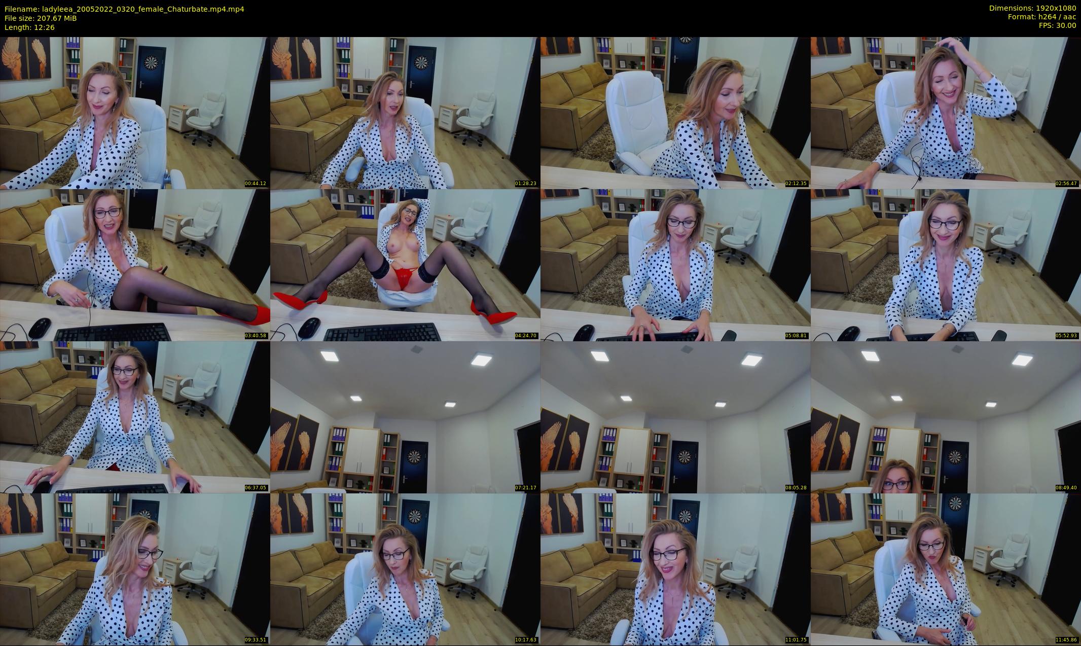 ladyleea — 13 minute Chaturbate female cam show recording, 1080p, May 20, 2022