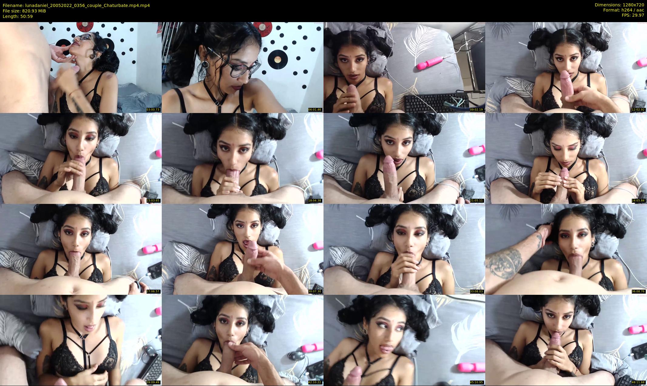 lunadaniel — 51 minute Chaturbate couple cam show recording, 720p, May 20, 2022