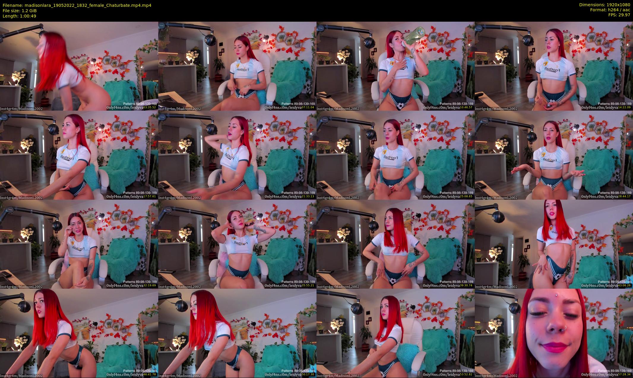 madisonlara — 61 minute Chaturbate female cam show recording, 1080p, May 19, 2022