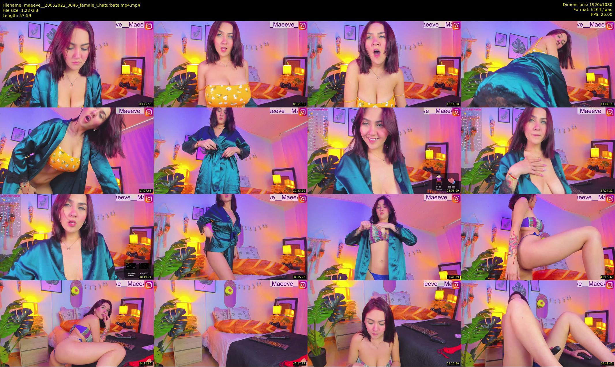 maeeve_ — 58 minute Chaturbate female cam show recording, 1080p, May 20, 2022