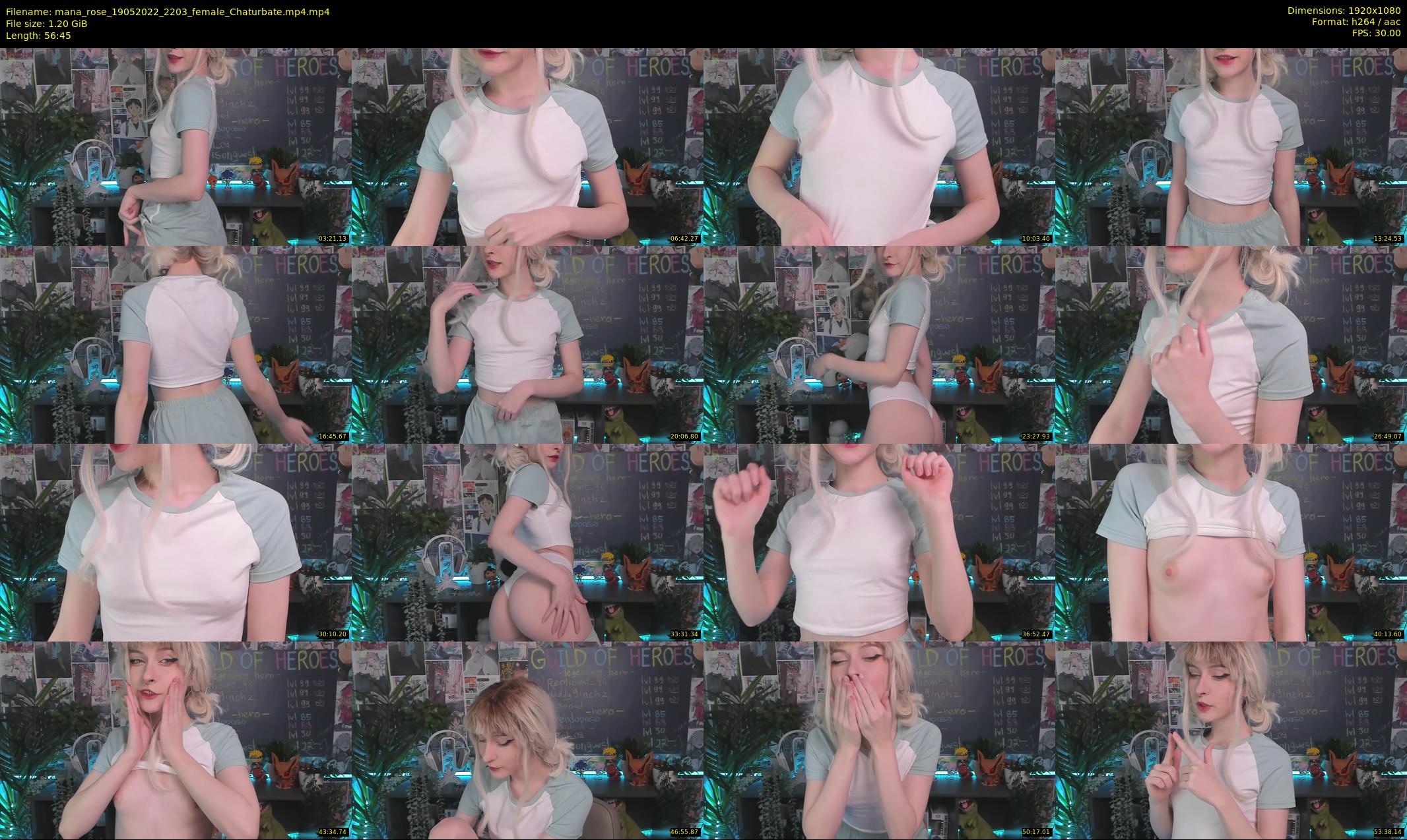mana_rose — 57 minute Chaturbate female cam show recording, 1080p, May 19, 2022