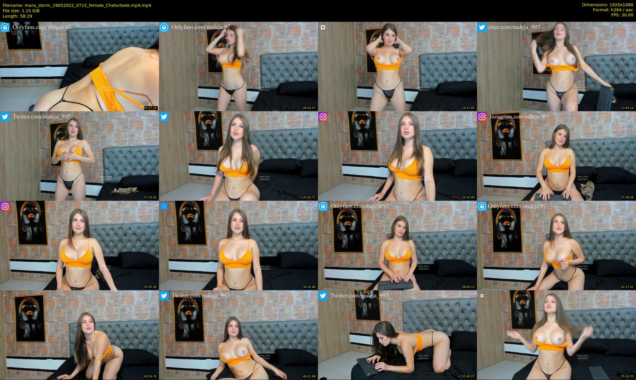 mara_storm — 59 minute Chaturbate female cam show recording, 1080p, May 19, 2022