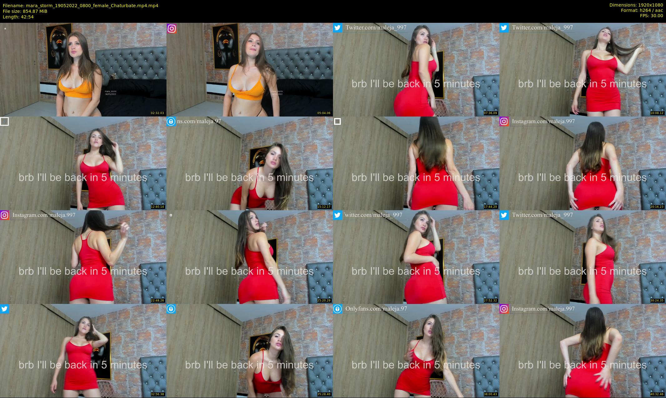 mara_storm — 43 minute Chaturbate female cam show recording, 1080p, May 19, 2022