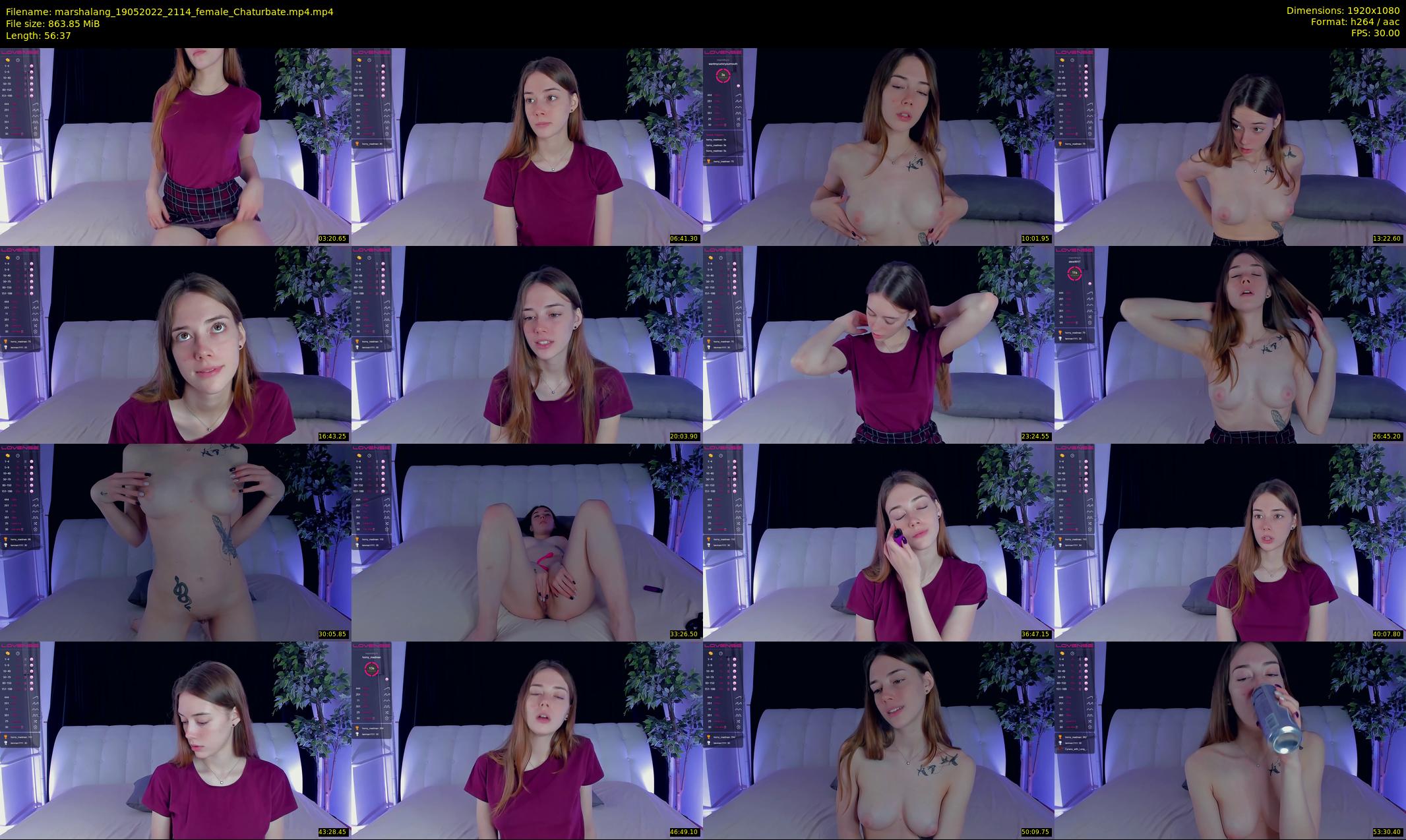 marshalang — 57 minute Chaturbate couple cam show recording, 1080p, May 19, 2022