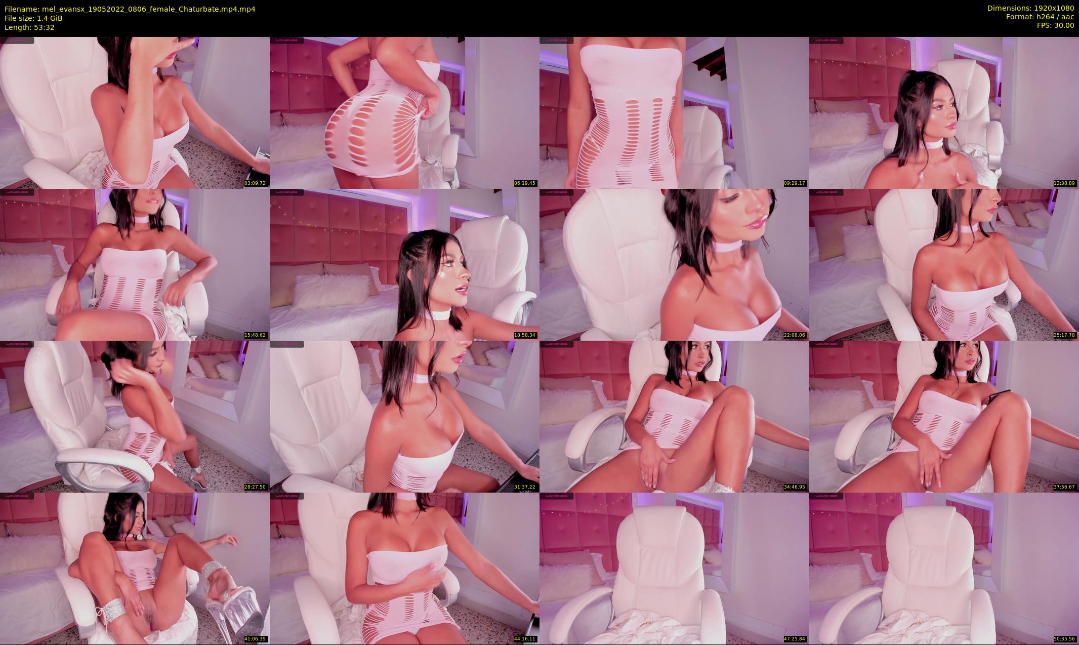 mel_evansx — 54 minute Chaturbate female cam show recording, 1080p, May 19, 2022