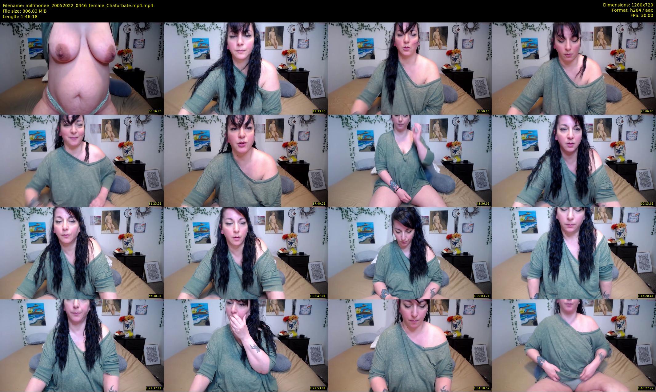 milfmonee — 107 minute Chaturbate female cam show recording, 720p, May 20, 2022