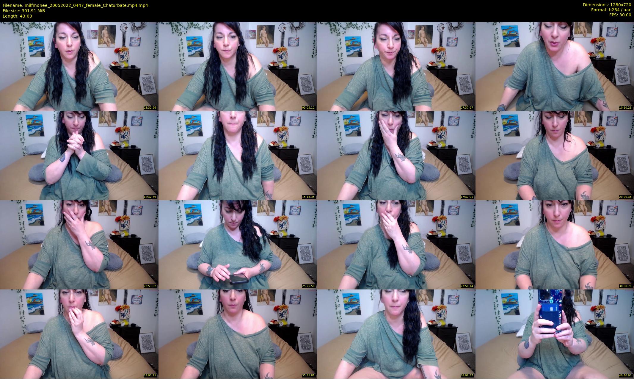 milfmonee — 44 minute Chaturbate female cam show recording, 720p, May 20, 2022