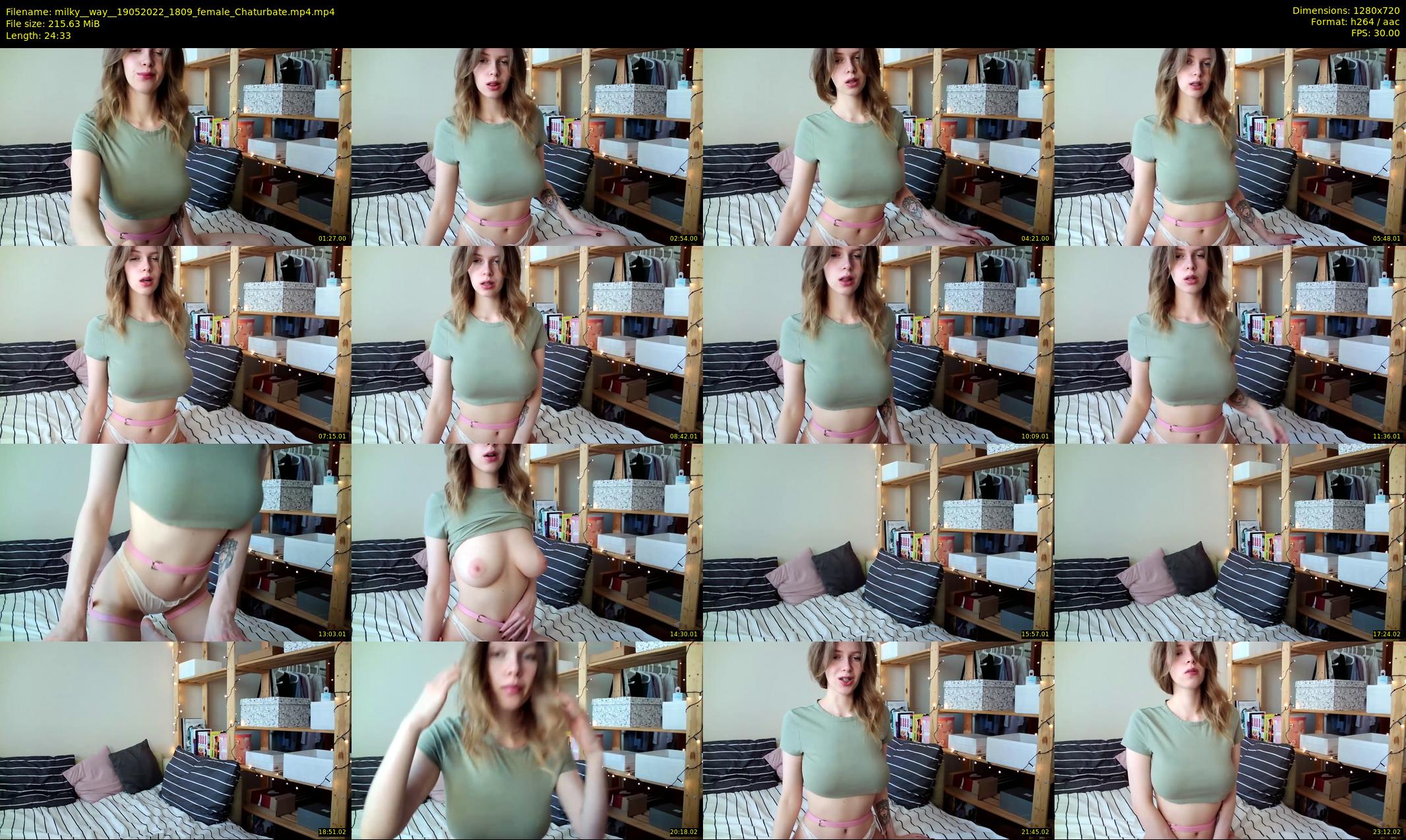 milky__way_ — 25 minute Chaturbate female cam show recording, 720p, May 19, 2022