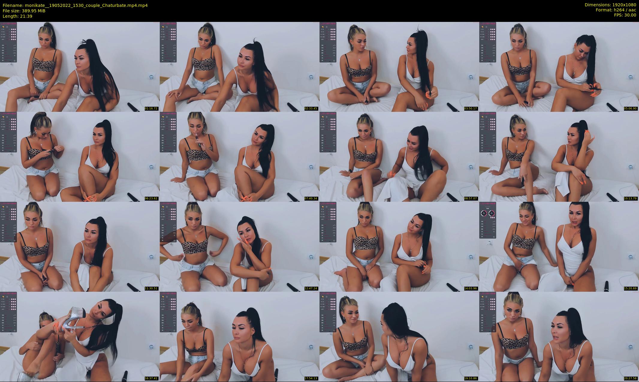 monikate_ — 22 minute Chaturbate couple cam show recording, 1080p, May 19, 2022