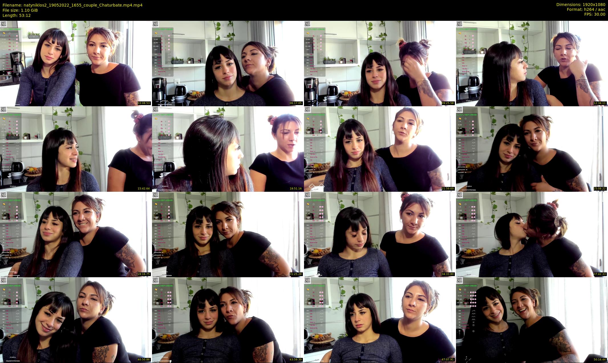 natyniklos2 — 54 minute Chaturbate couple cam show recording, 1080p, May 19, 2022