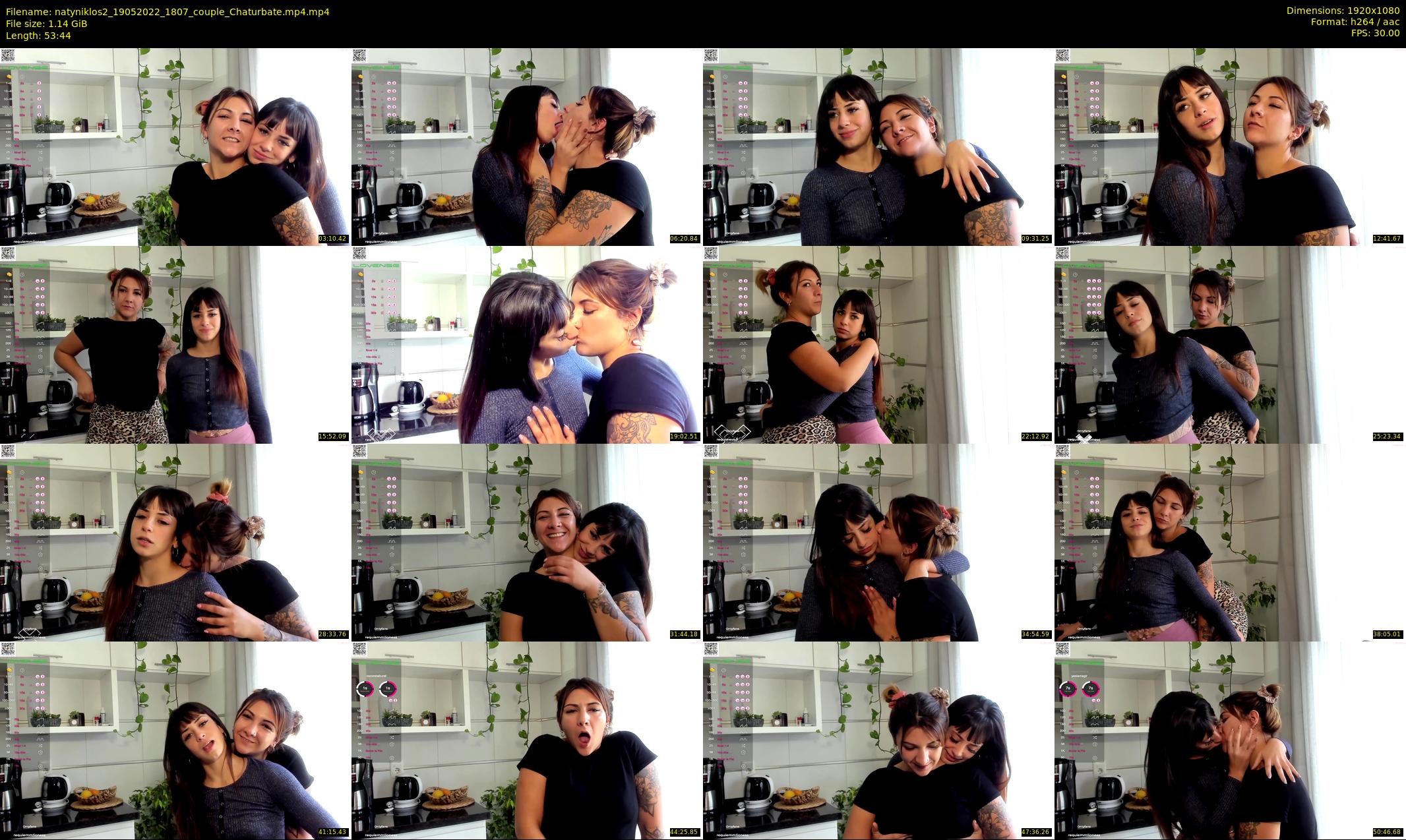 natyniklos2 — 54 minute Chaturbate couple cam show recording, 1080p, May 19, 2022
