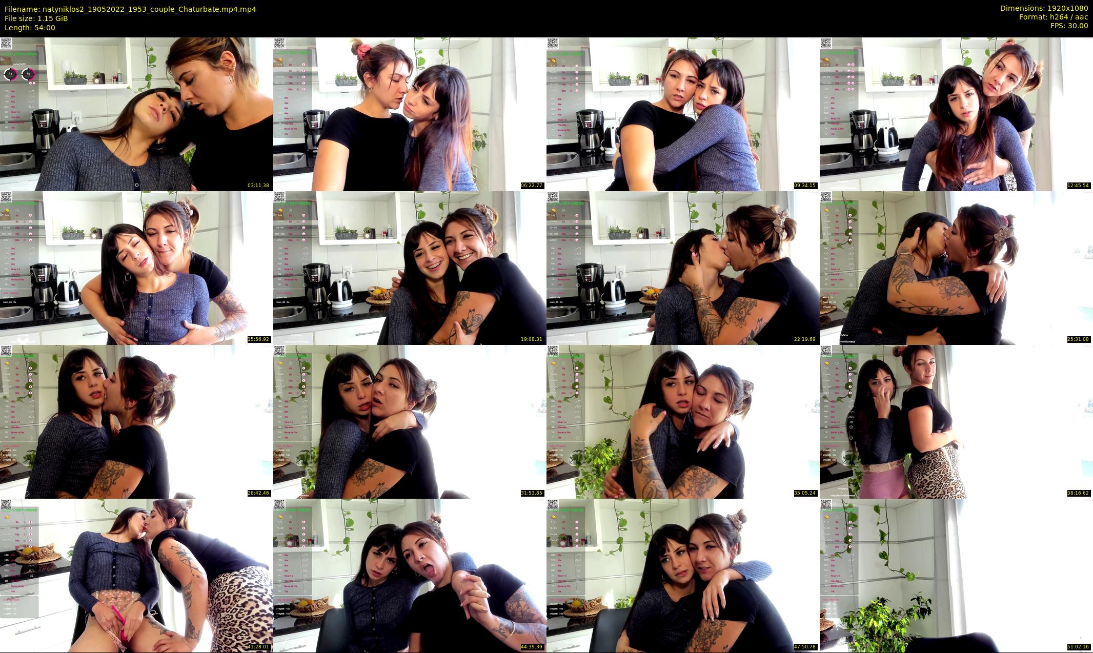 natyniklos2 — 54 minute Chaturbate couple cam show recording, 1080p, May 19, 2022