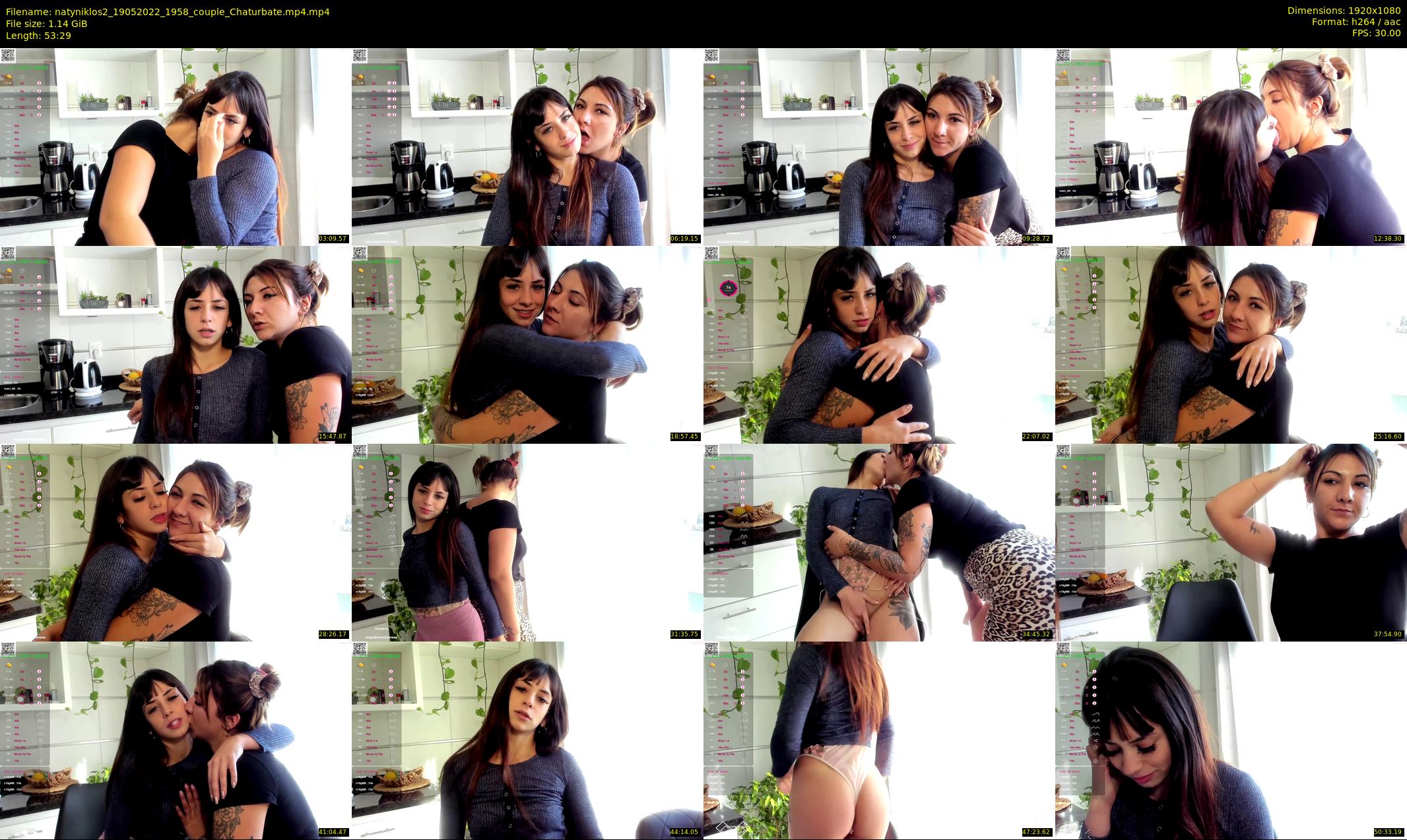 natyniklos2 — 54 minute Chaturbate couple cam show recording, 1080p, May 19, 2022