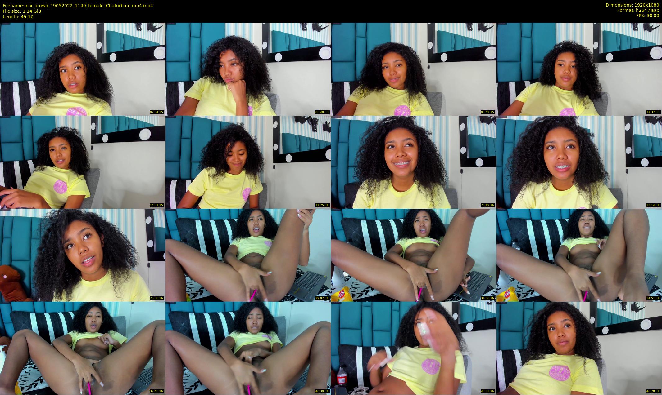 nix_brown — 50 minute Chaturbate female cam show recording, 1080p, May 19, 2022