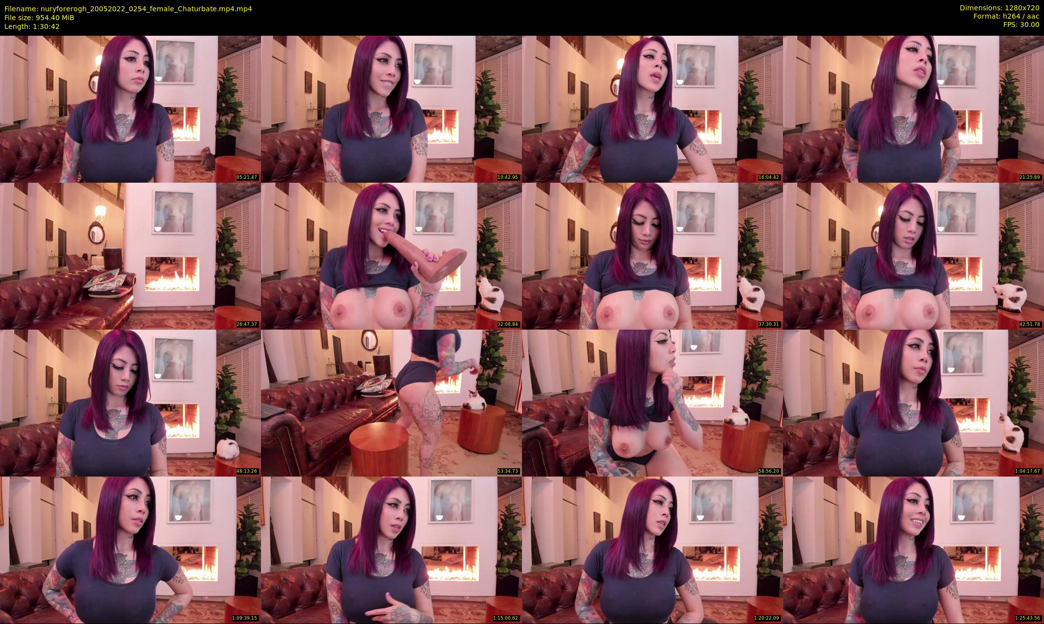 nuryforerogh — 91 minute Chaturbate female cam show recording, 720p, May 20, 2022