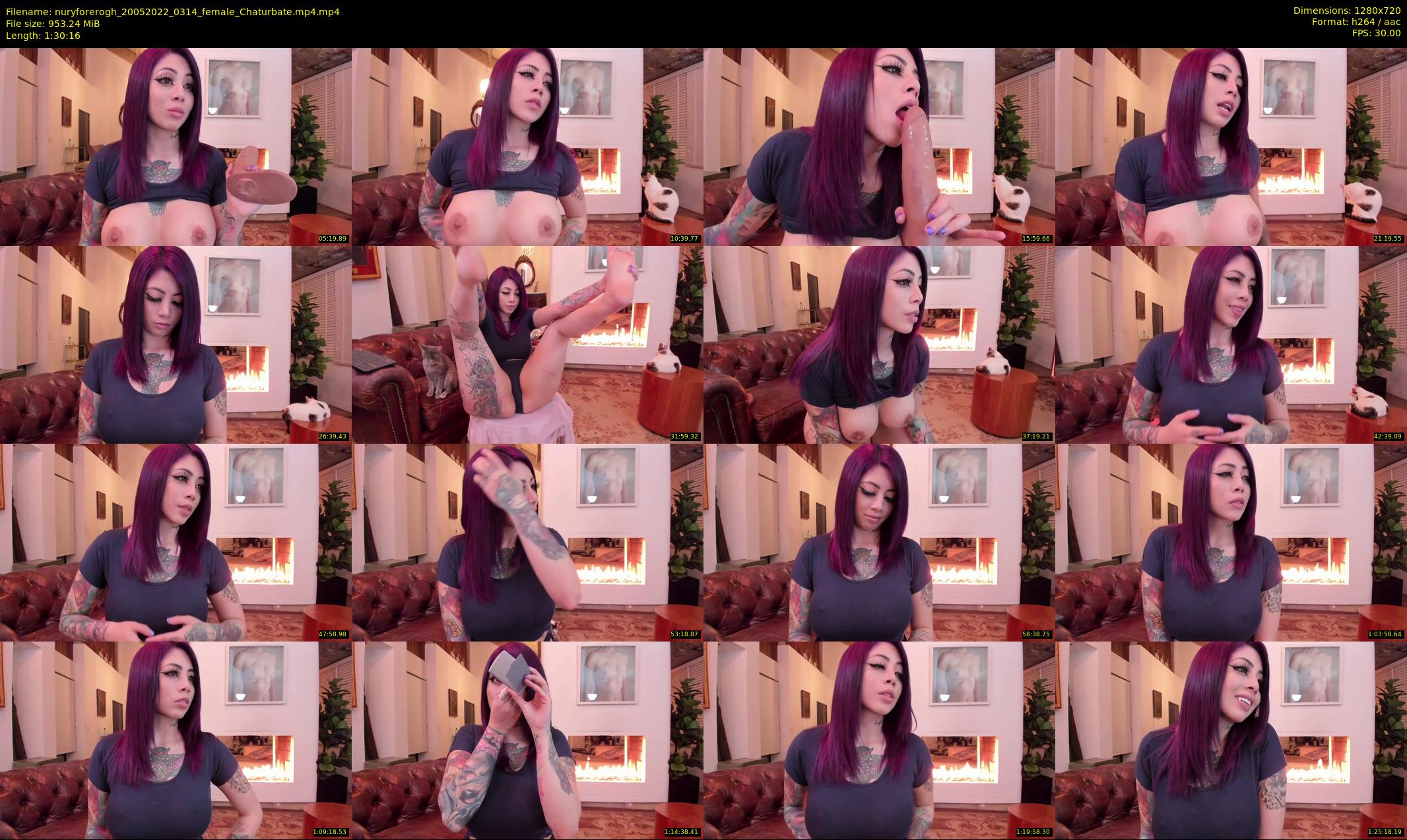 nuryforerogh — 91 minute Chaturbate female cam show recording, 720p, May 20, 2022