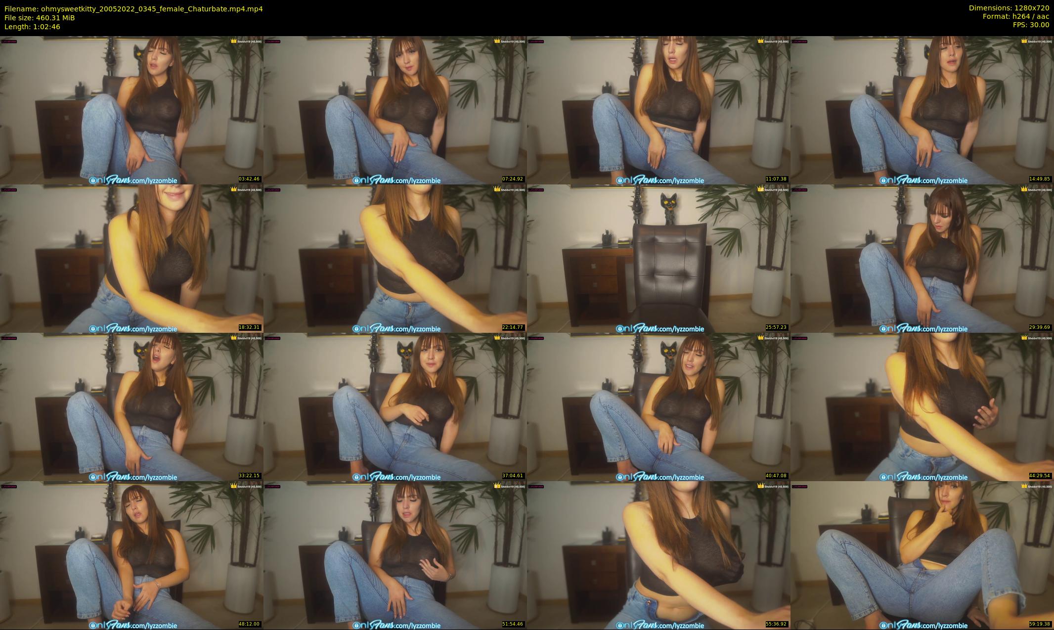 ohmysweetkitty — 63 minute Chaturbate female cam show recording, 720p, May 20, 2022