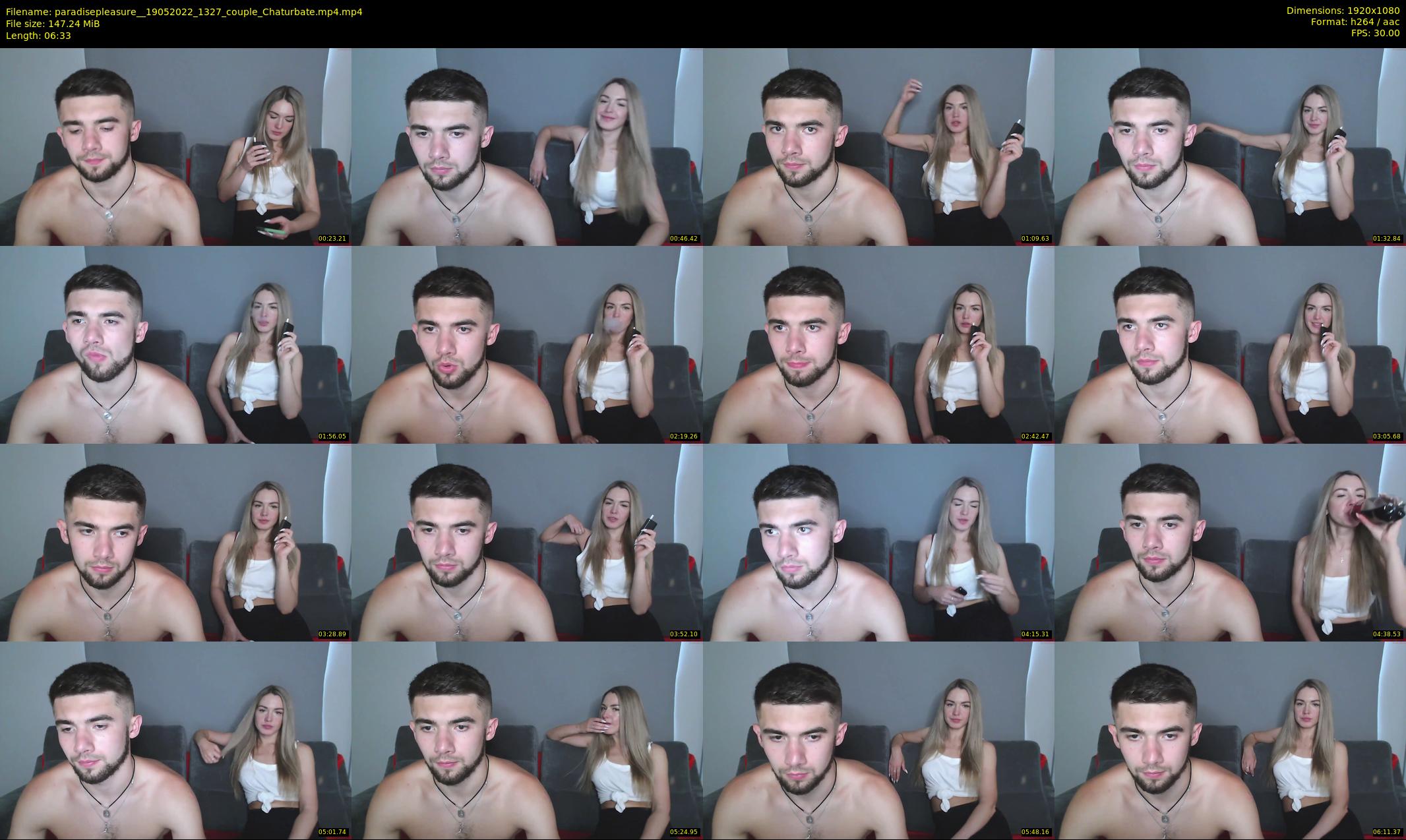 paradisepleasure_ — 7 minute Chaturbate couple cam show recording, 1080p, May 19, 2022
