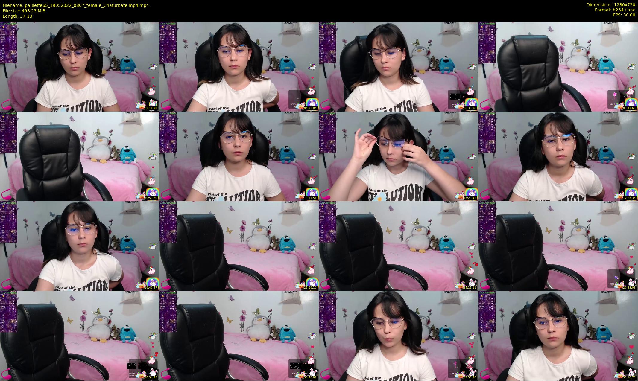 paulette65 — 38 minute Chaturbate female cam show recording, 720p, May 19, 2022