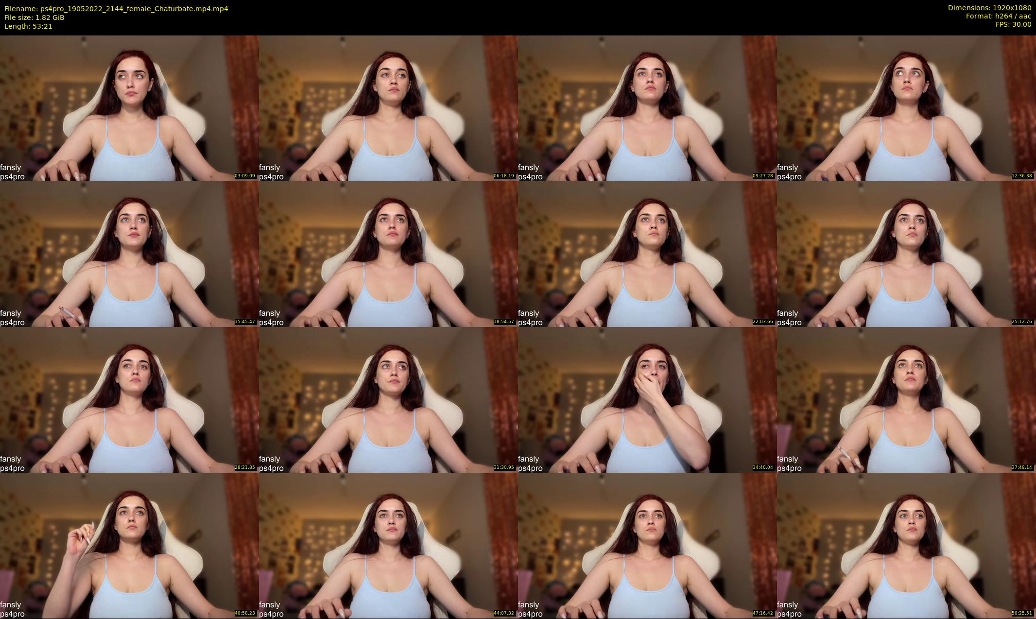 ps4pro — 54 minute Chaturbate female cam show recording, 1080p, May 19, 2022