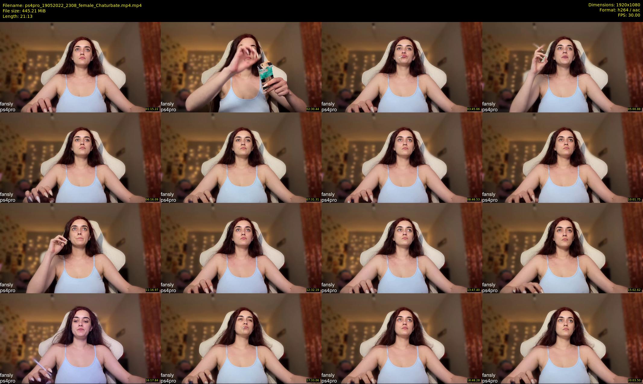 ps4pro — 22 minute Chaturbate female cam show recording, 1080p, May 19, 2022