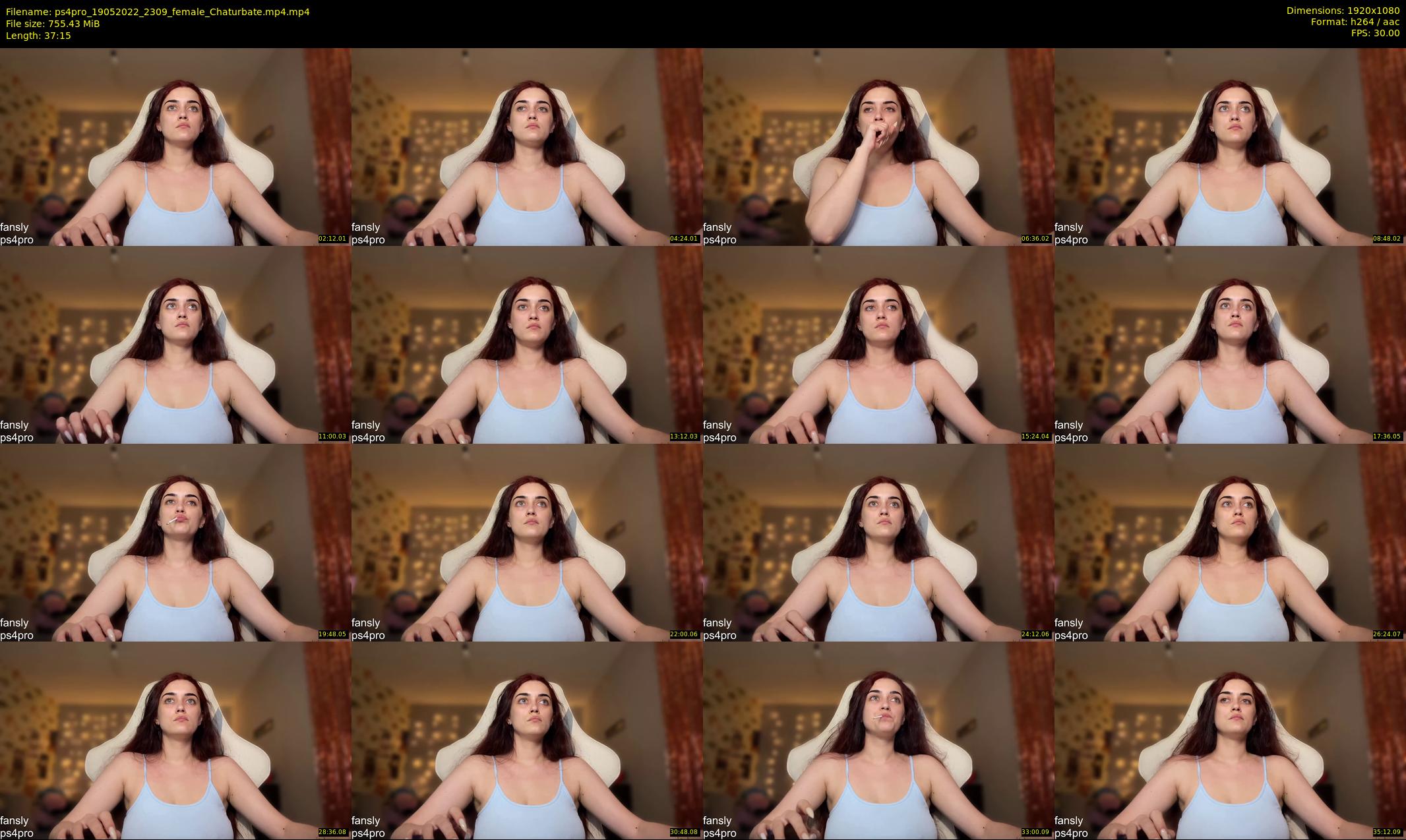 ps4pro — 38 minute Chaturbate female cam show recording, 1080p, May 19, 2022