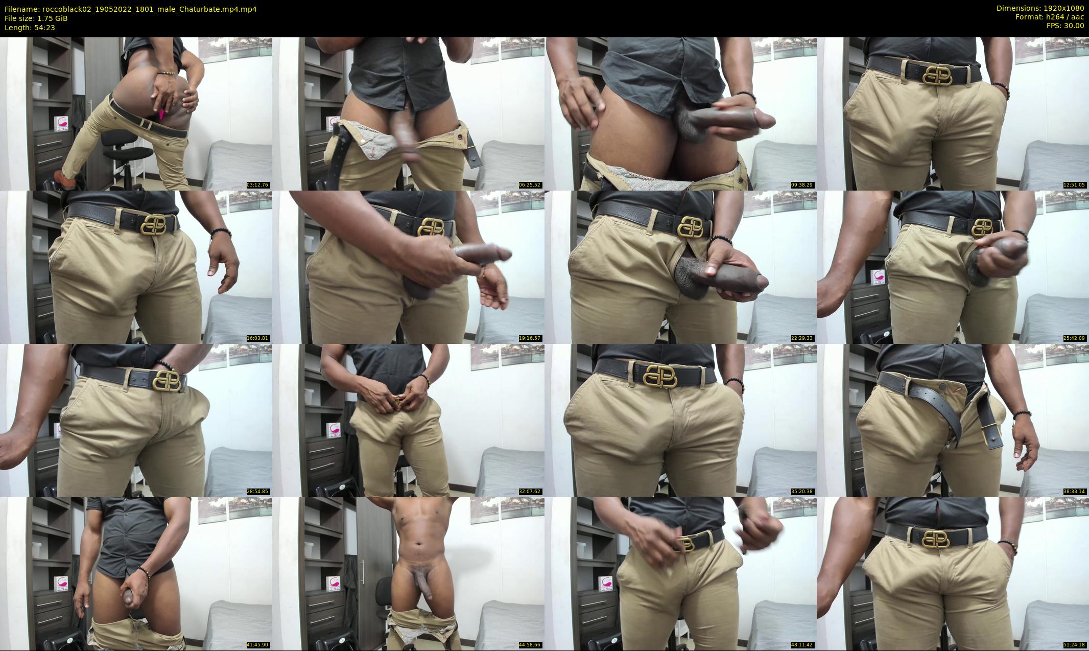 roccoblack02 — 55 minute Chaturbate male cam show recording, 1080p, May 19, 2022